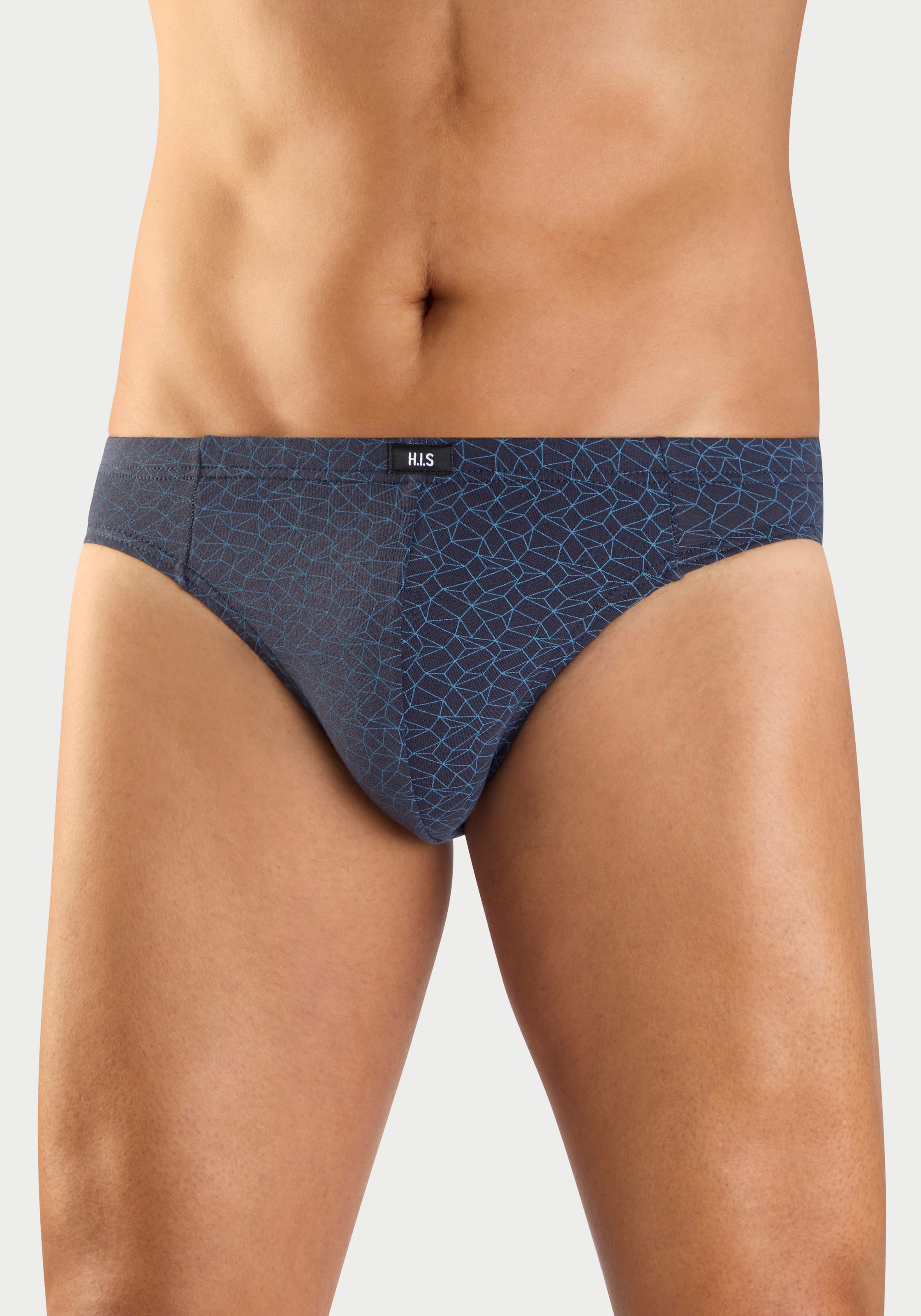 H.I.S Slip »Männer Unterhose« Paquet, 10 cuis in bedruckter Baumwollqualität