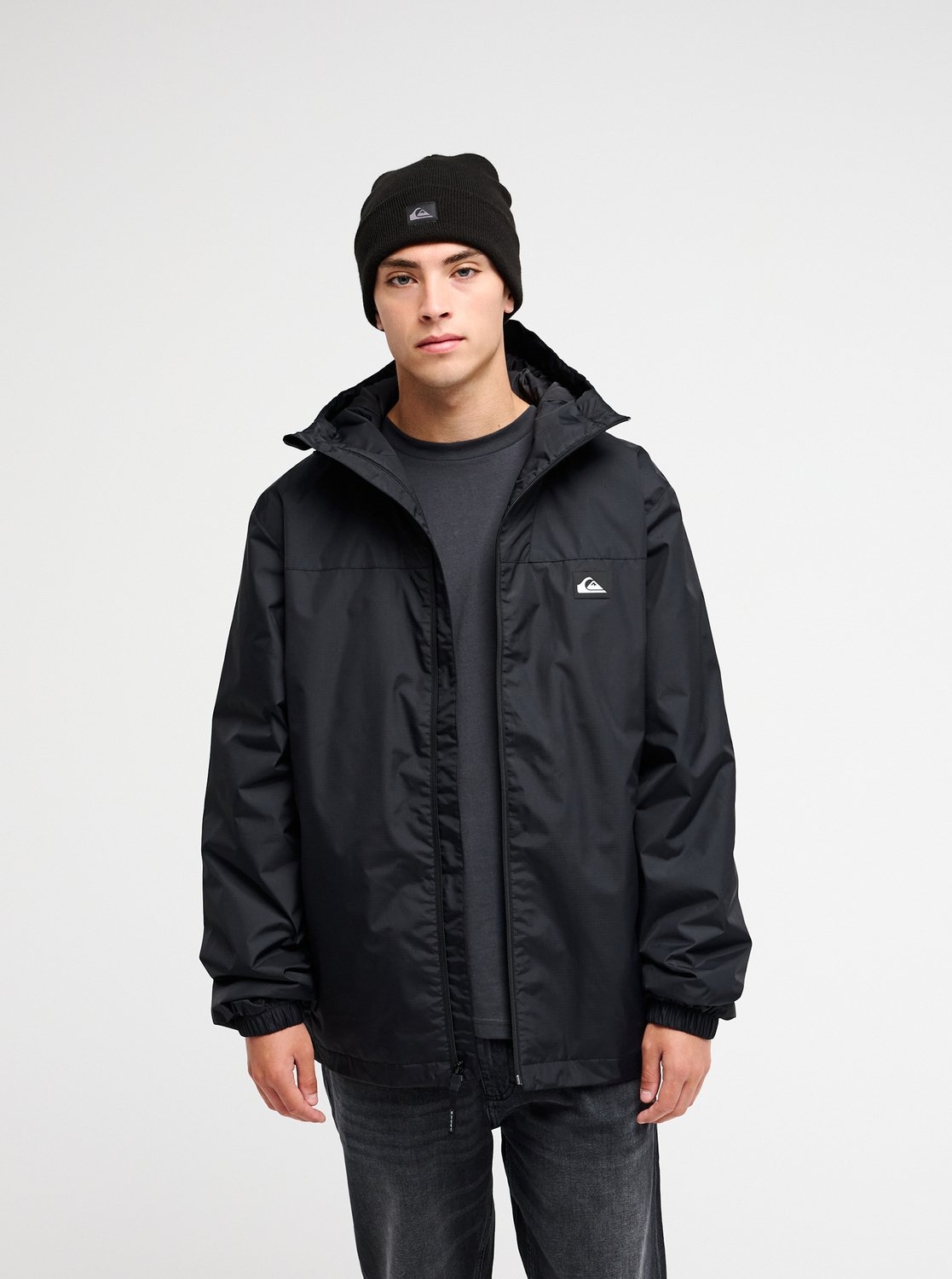 Image of Quiksilver Windbreaker "OVERCAST 3K INSULATED" aus Nylon, in schlichter Farbgebung