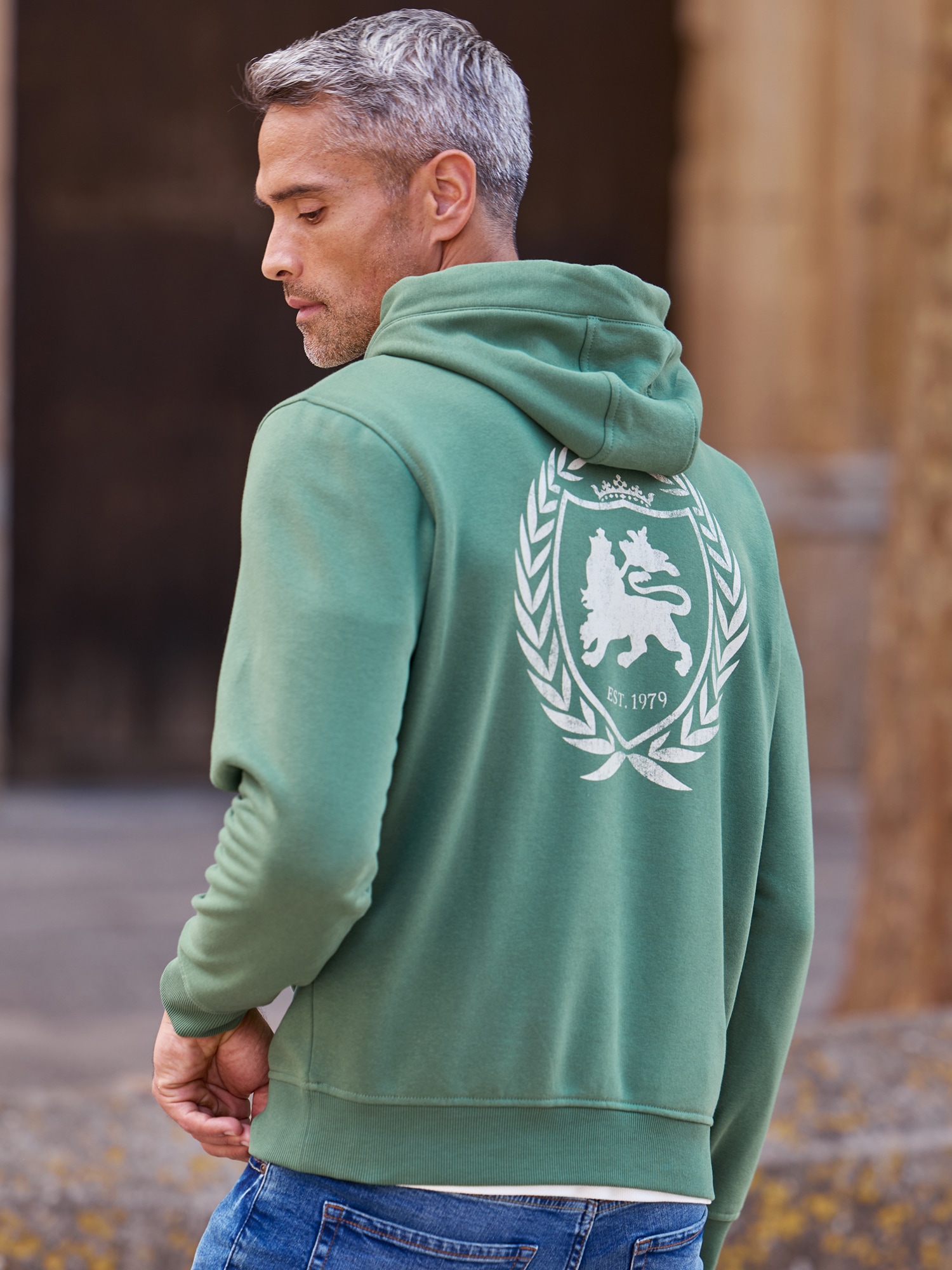 LERROS Hoodie »Sweatshirt Hoodie mit Kapuze mit Tunnelzug«, Weiches Baumwoll-Mischgewebe für hohen Tragekomfort
