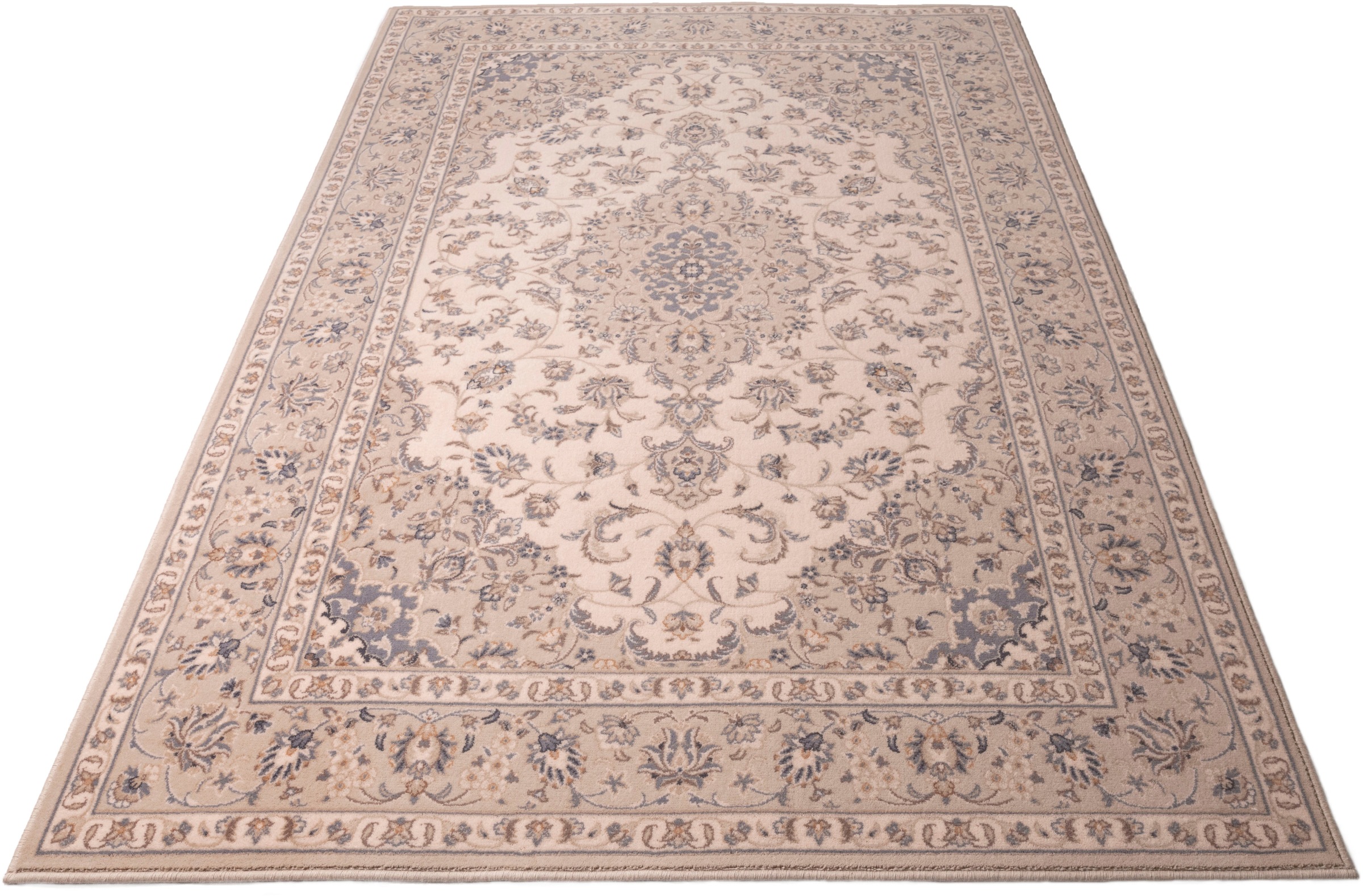 Image of THEKO Wollteppich »Floresti 7335«, rechteckig, 10 mm Höhe, reine Wolle, Orient-Optik, ideal im Wohnzimmer & Schlafzimmer bei Ackermann Versand Schweiz