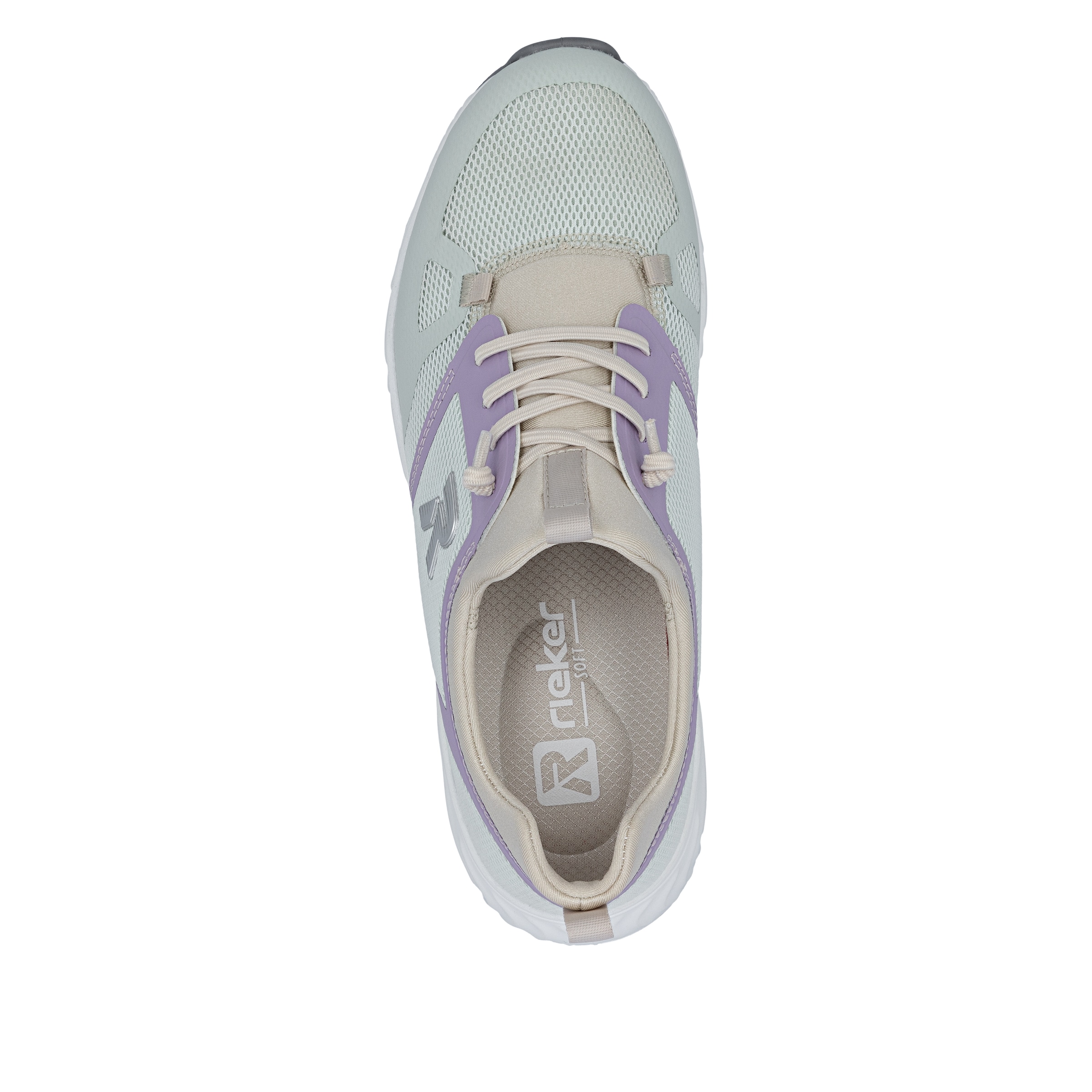 Rieker Slip-On Sneaker  Schlupfschuh, Freizeitschuh, Schnürschuh mit Gummizug