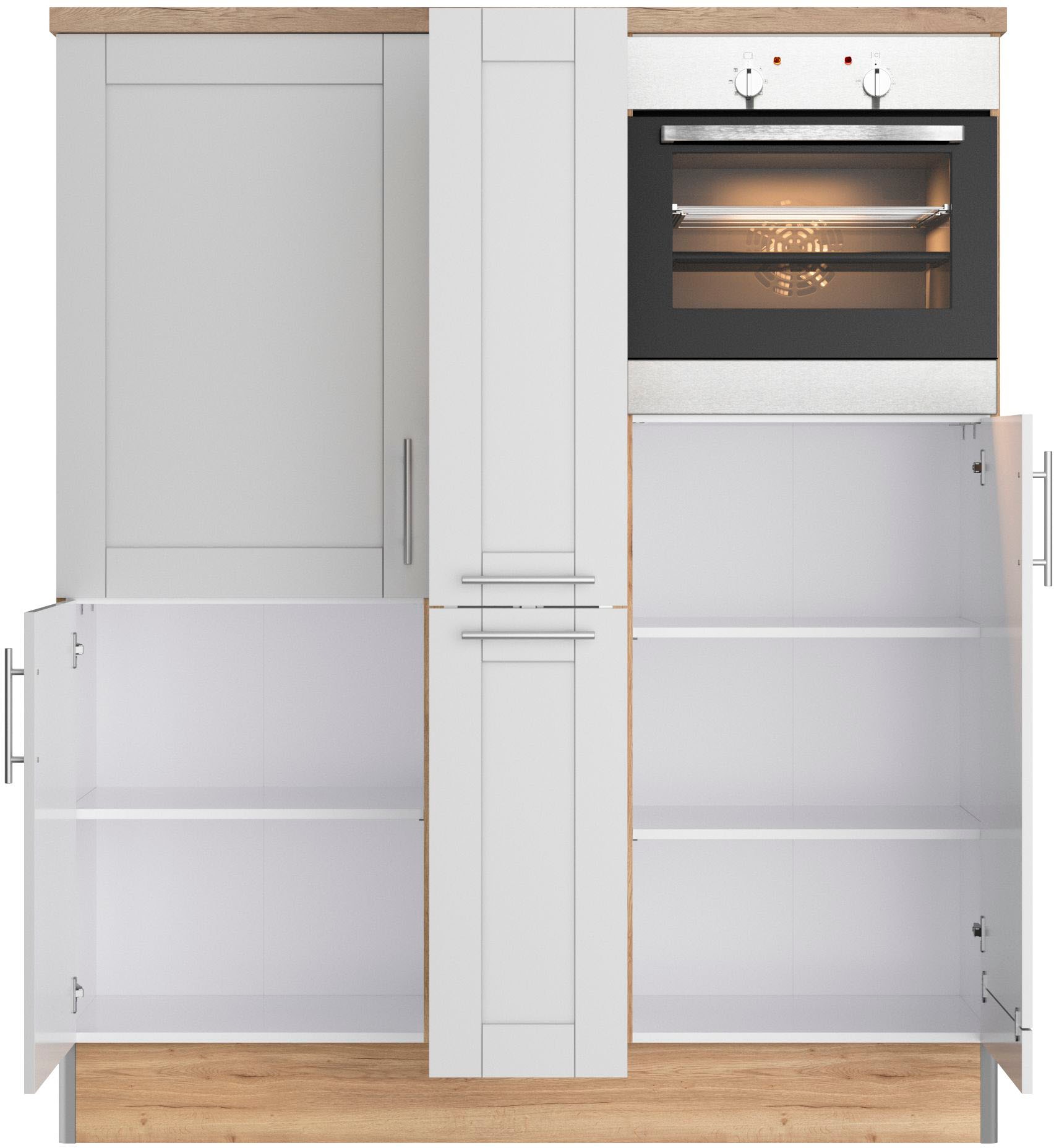 ♕ OPTIFIT Küche Close auf »Ahus«, breit, E-Geräte, Funktion, ohne versandkostenfrei Soft Fronten MDF 150 cm