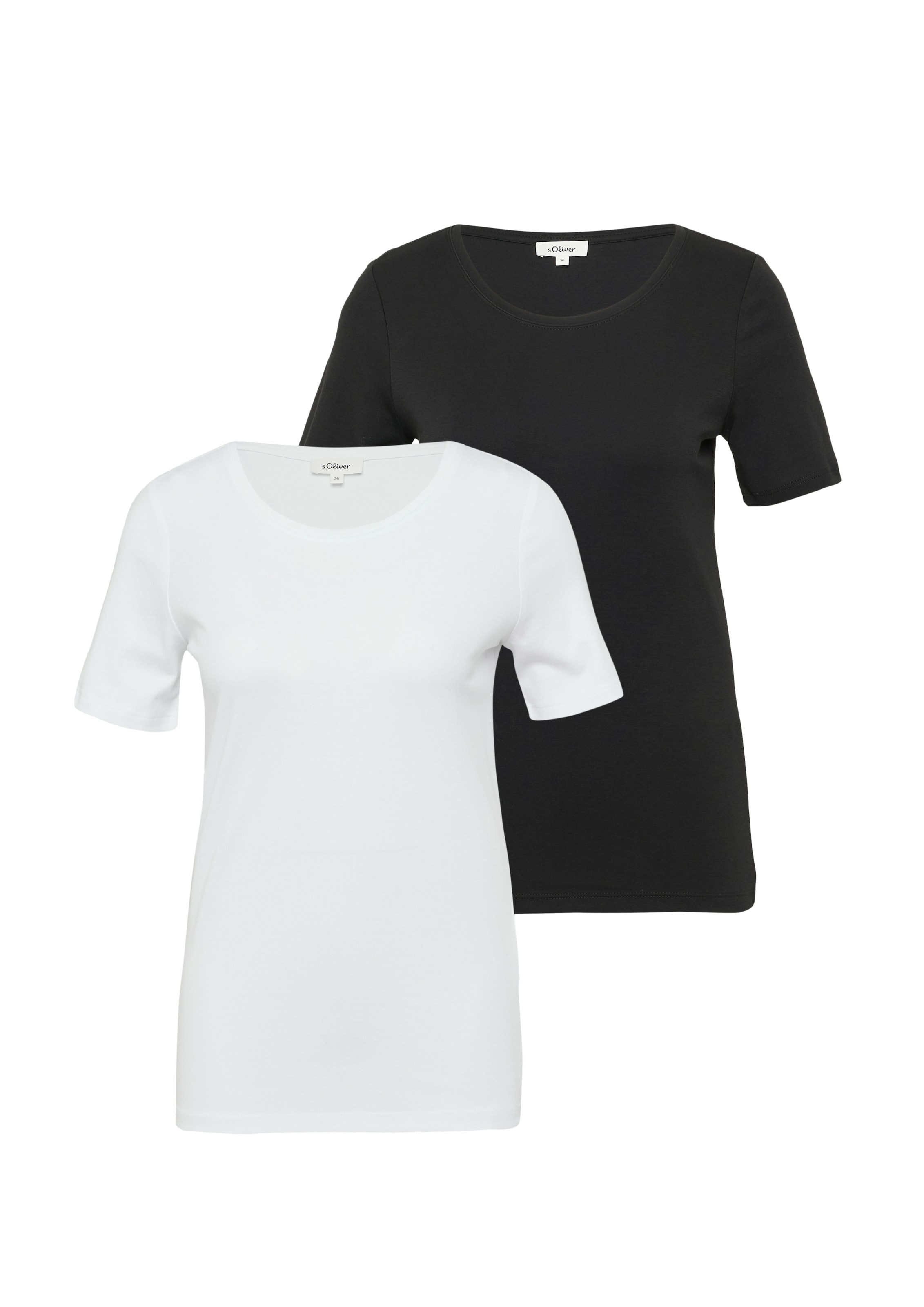 Image of s.Oliver T-Shirt 2 Stk. aus Interlockjersey im 2er-Pack