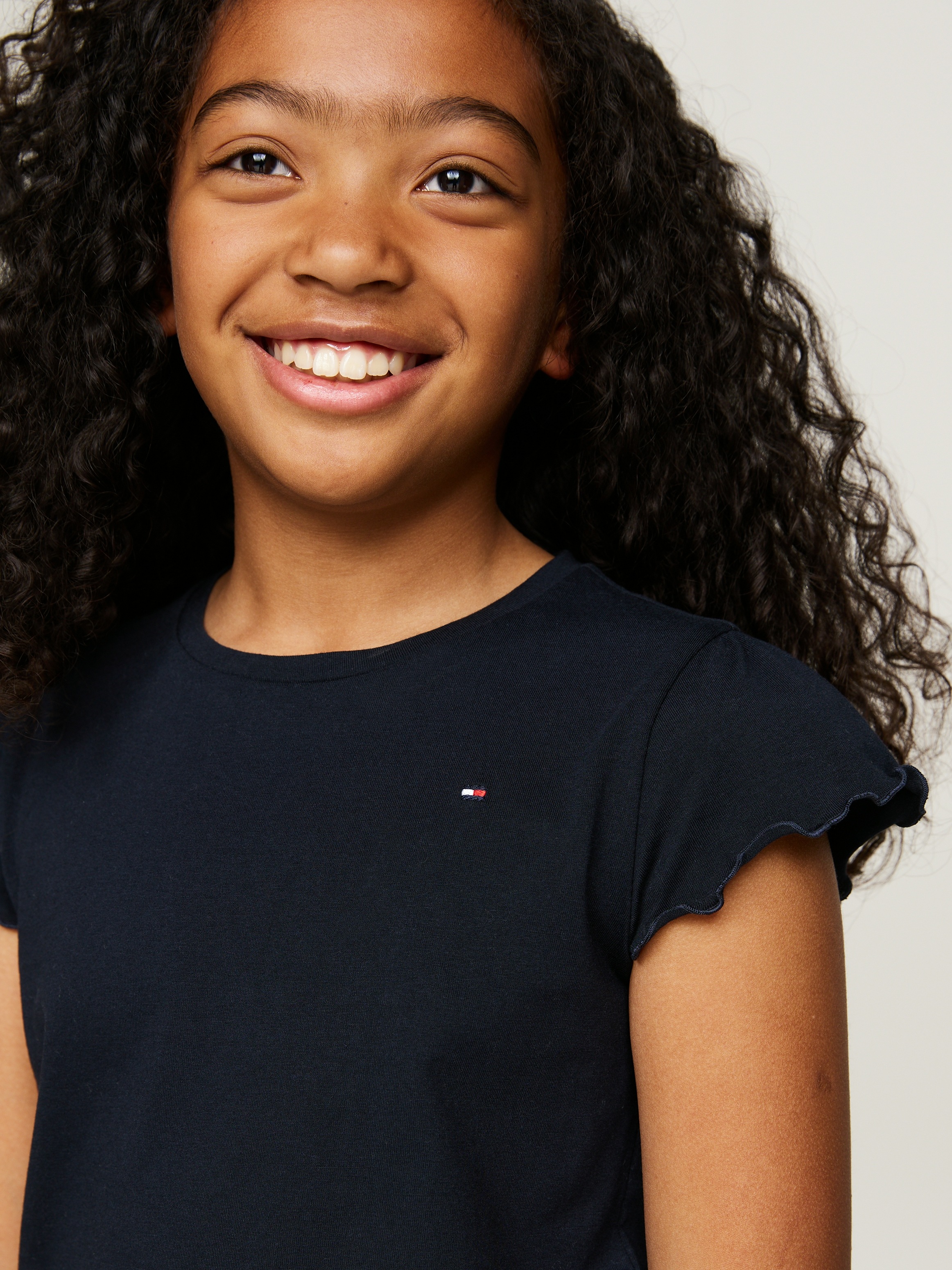 Tommy Hilfiger T-Shirt »ESSENTIAL RUFFLE SLEEVE TOP«, für Babys