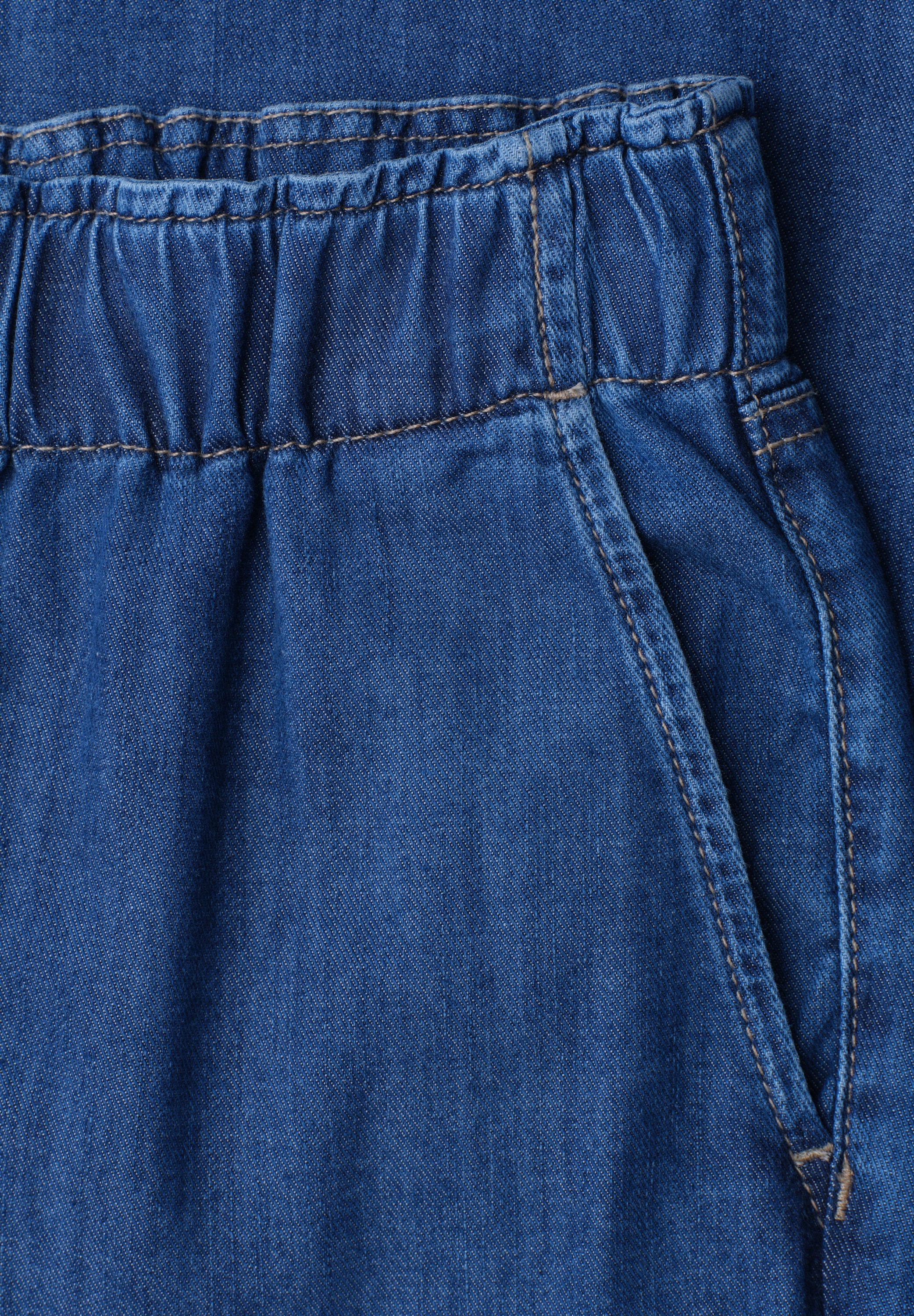 STREET ONE Jeans large »Style Emee« avec ceinture paperbag