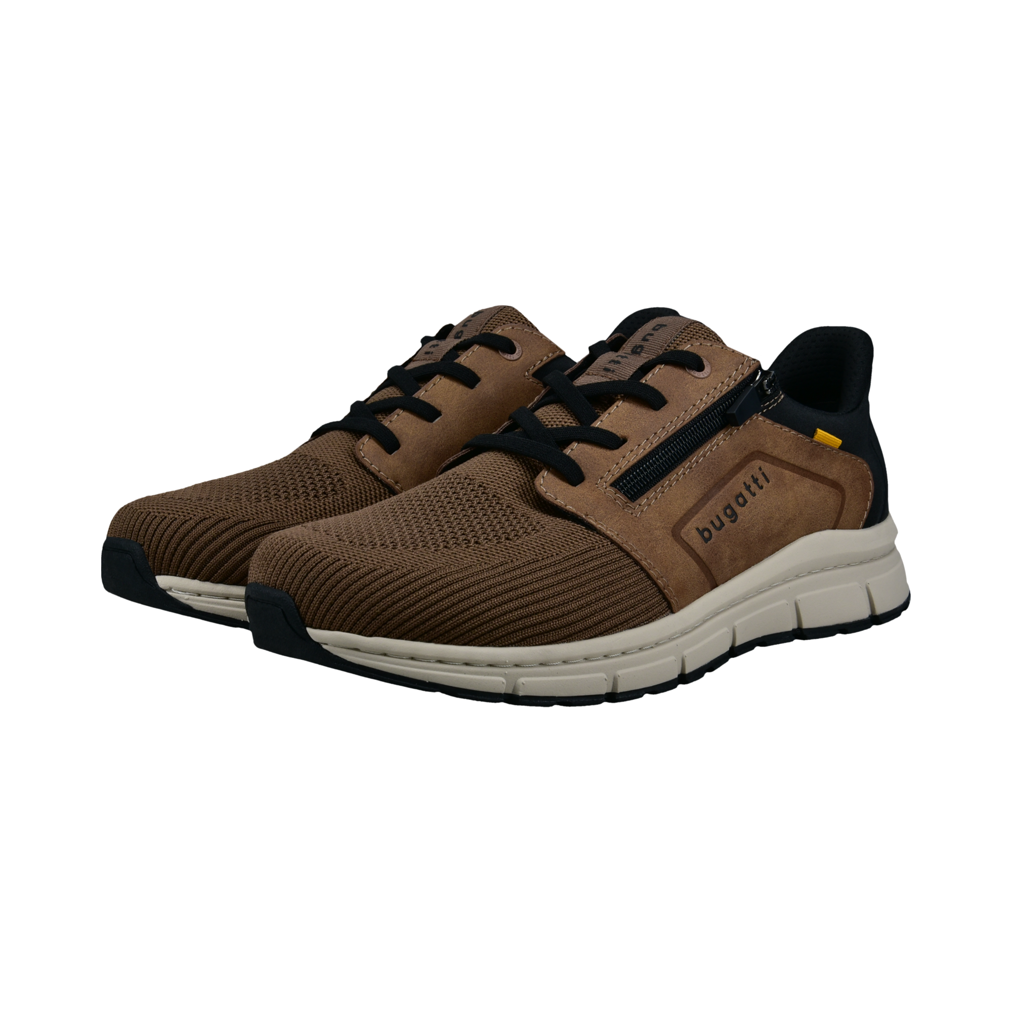 bugatti Sneaker  , Freizeitschuh, Halbschuh, Schnürer mit Kontrastbesatz, G-Weite