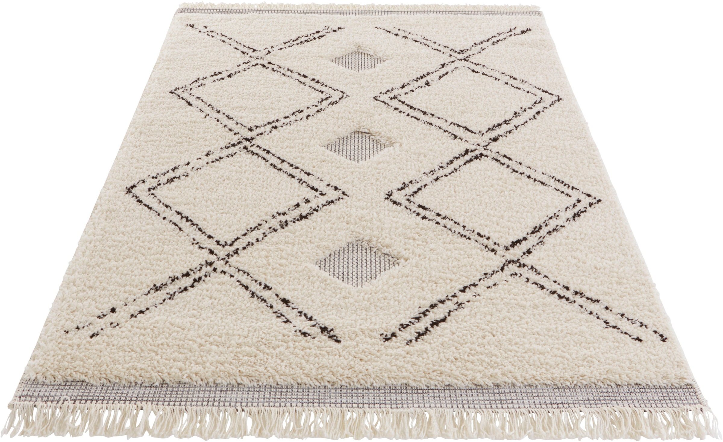 Image of MINT RUGS Hochflor-Teppich »Aranos«, rechteckig, 35 mm Höhe, Sisal-Optik, Hoch-Tief Struktur, Wohnzimmer, Schafzimmer, Arbeitszimmer, Robust, Pflegeleicht bei Ackermann Versand Schweiz