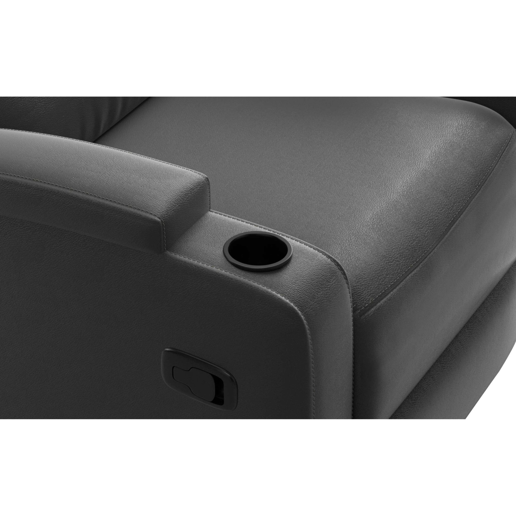 Home affaire 3-Sitzer »Napori« Kinosofa mit 2 x Relaxfunktion und Getränkehalter