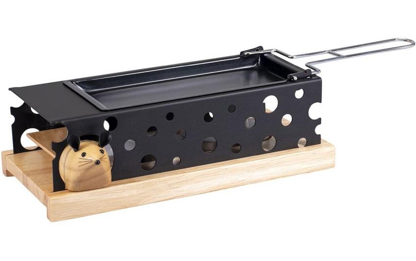 Kadastar Raclette »Mouse Schwarz«, Holzart: Bambus (China)