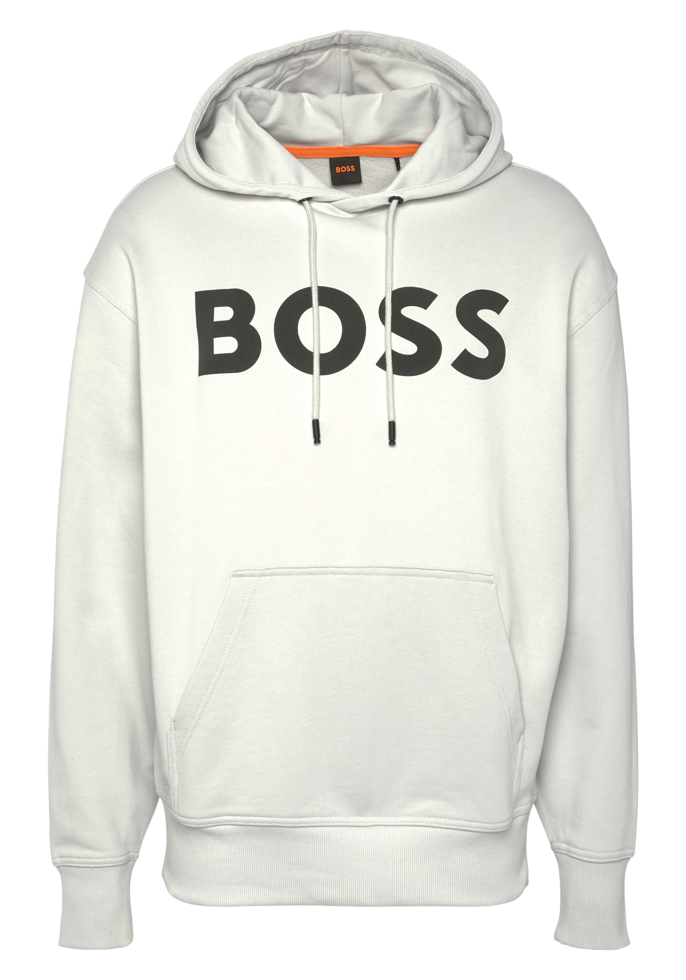 BOSS ORANGE Sweatshirt »WebasicHood«, mit grossem BOSS Print auf der Brust