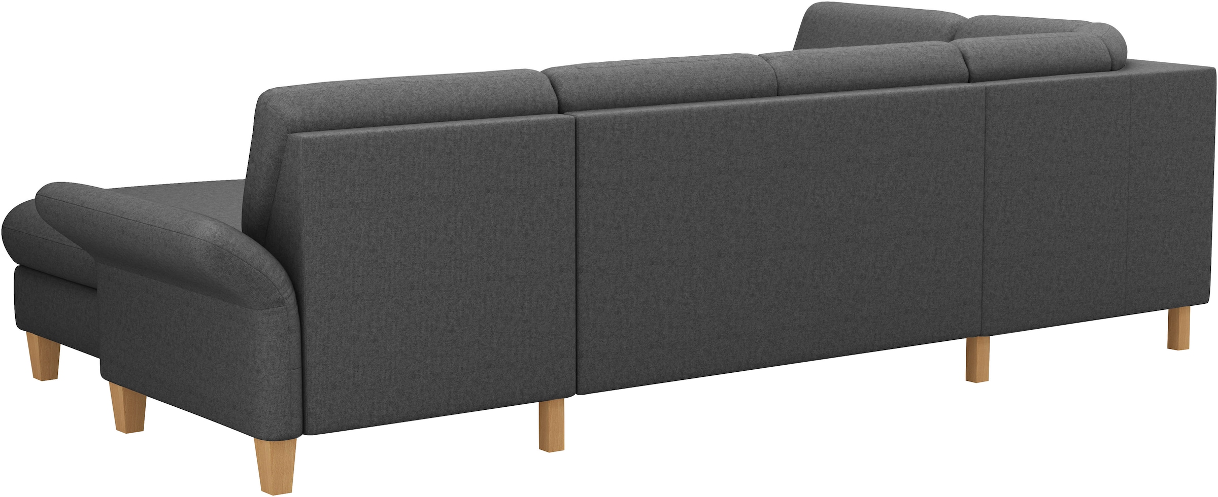 Home affaire Wohnlandschaft »Rochelle, U-Form«, optional mit Armteilverstellung, mit Bettfunktion & Bettkasten
