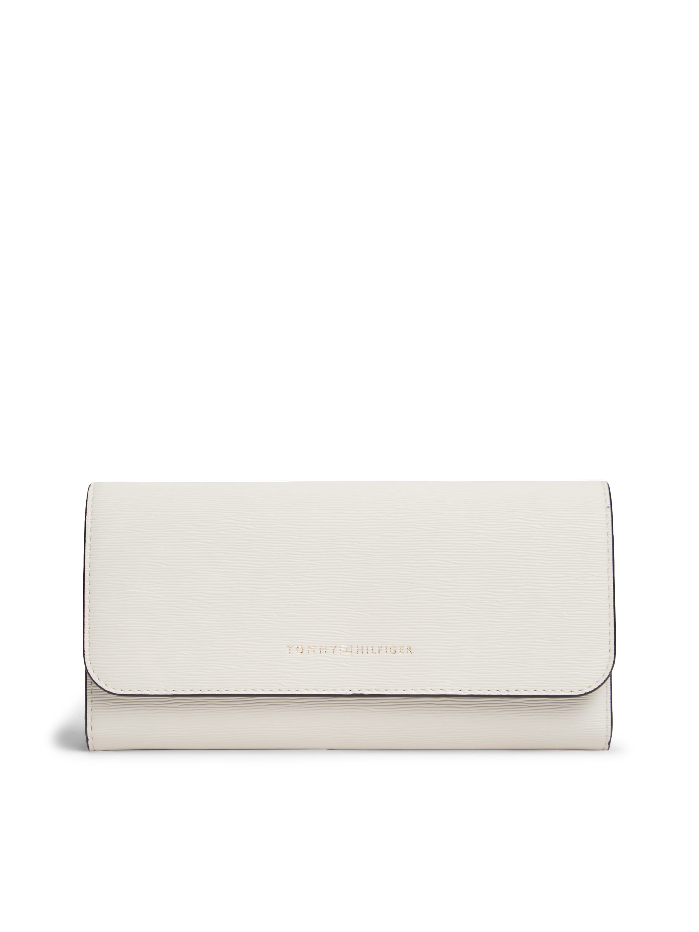 Image of Tommy Hilfiger Geldbörse "TH MODERN LRG FLAP WALLET" Damen Geldbeutel, Portemonnaie mit Logo-Schriftzug