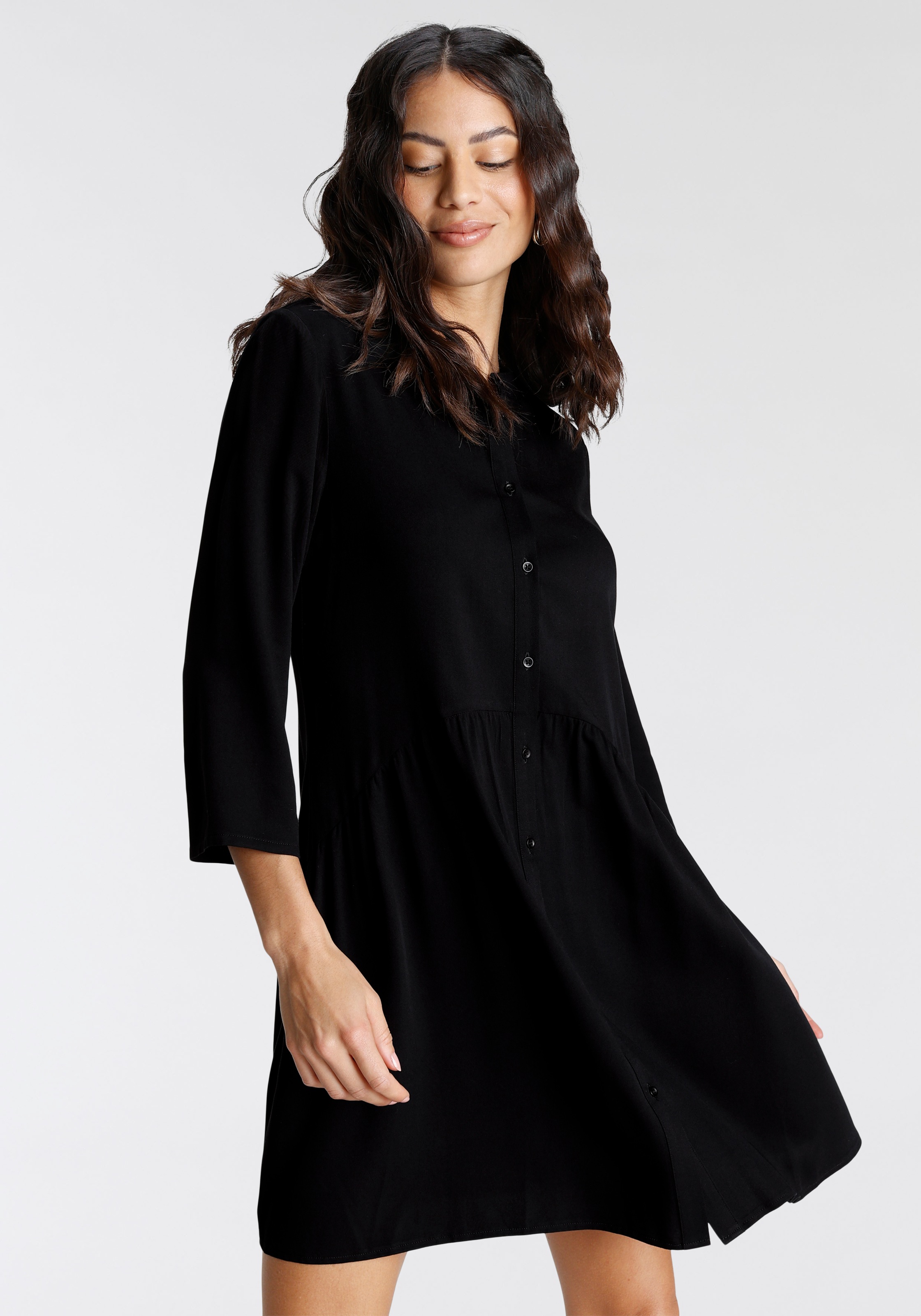 Laura Scott Blusenkleid, mit 3/4-Ärmeln - NEUE KOLLEKTION kaufen