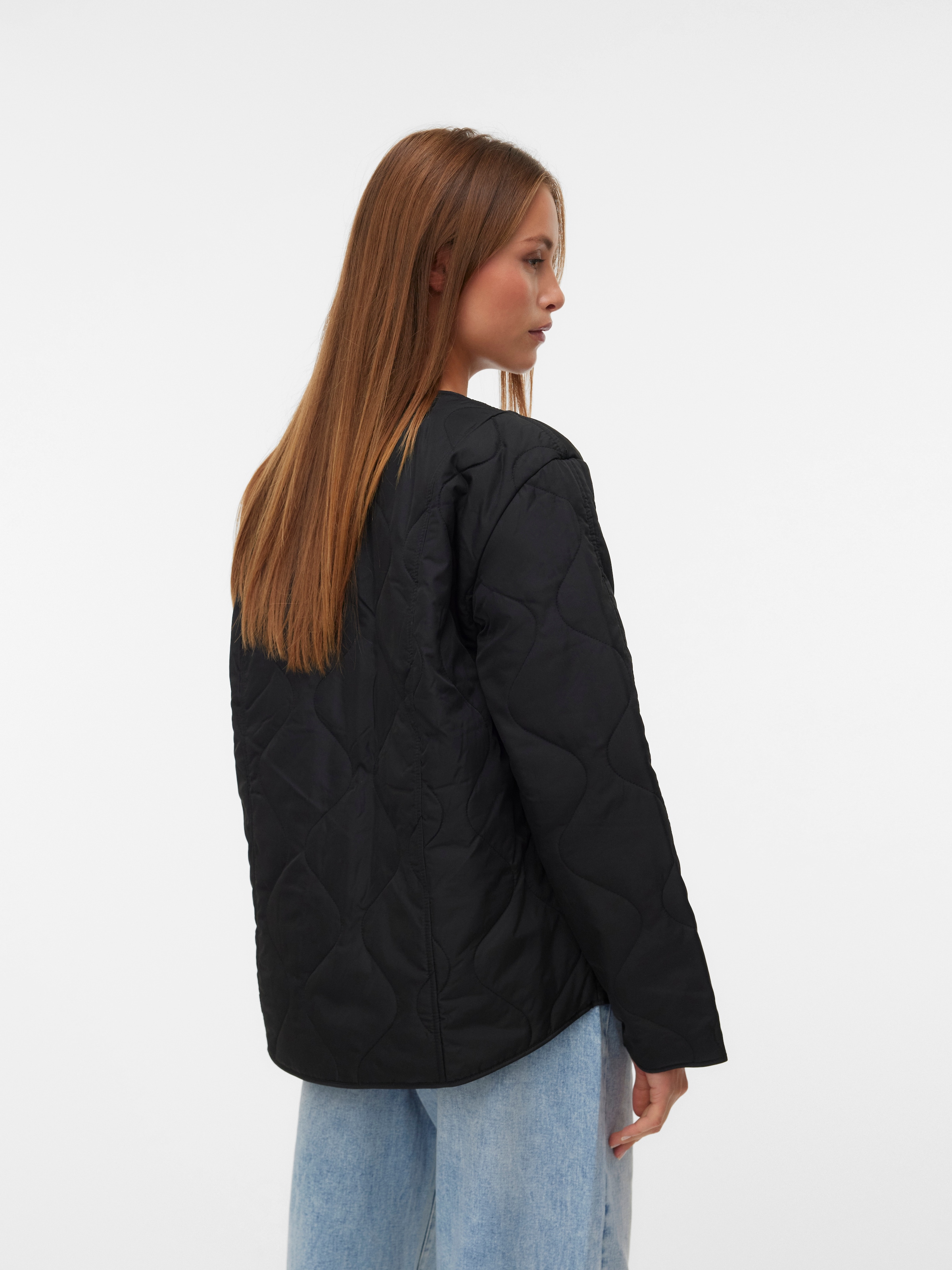 Vero Moda Steppjacke »VMMILLIE JACKET NOOS« mit durchgehender Knopfleiste
