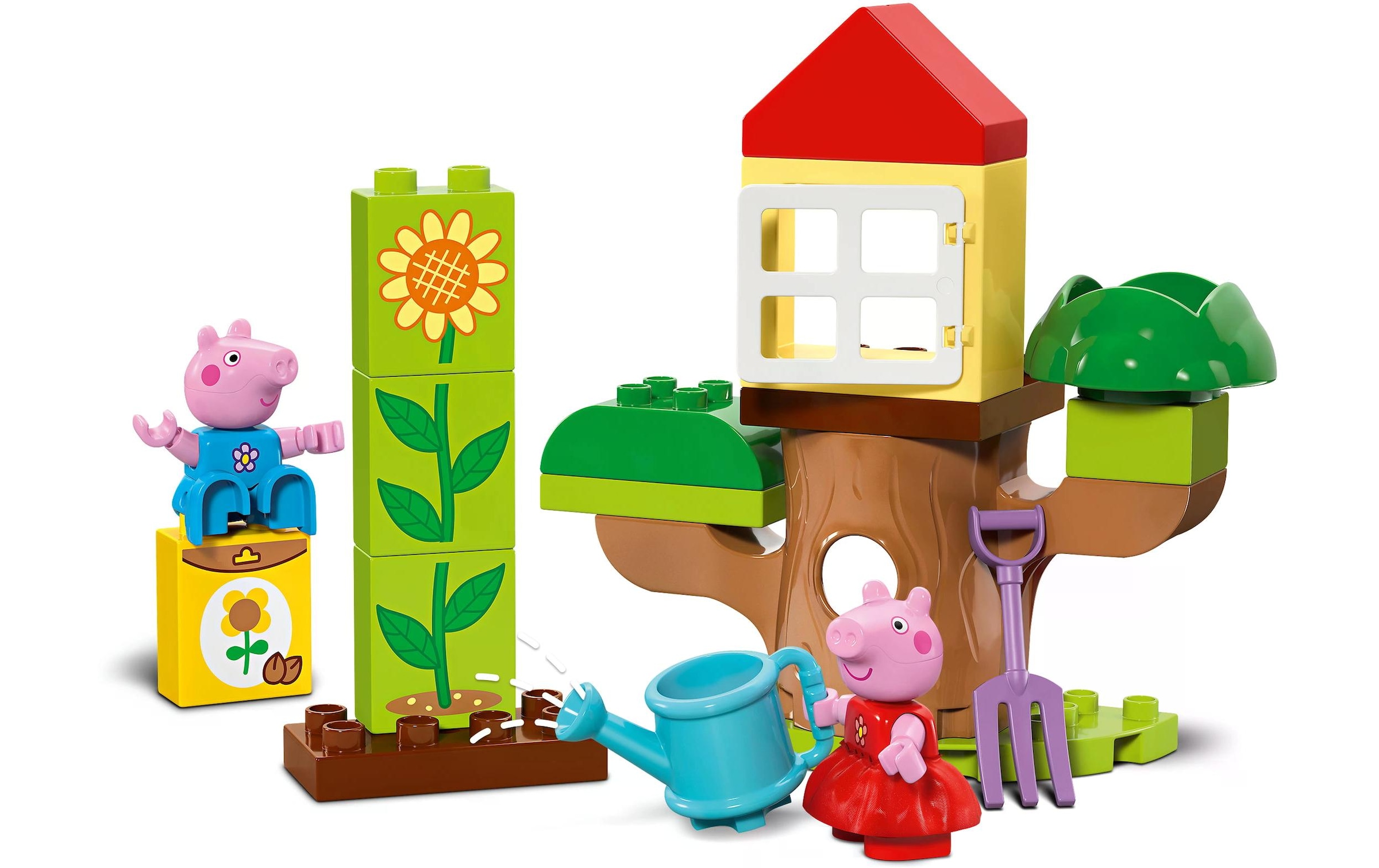 LEGO® Spielbausteine »DUPLO® Peppas Garten mit Baumhaus 10431«, (20 St.)