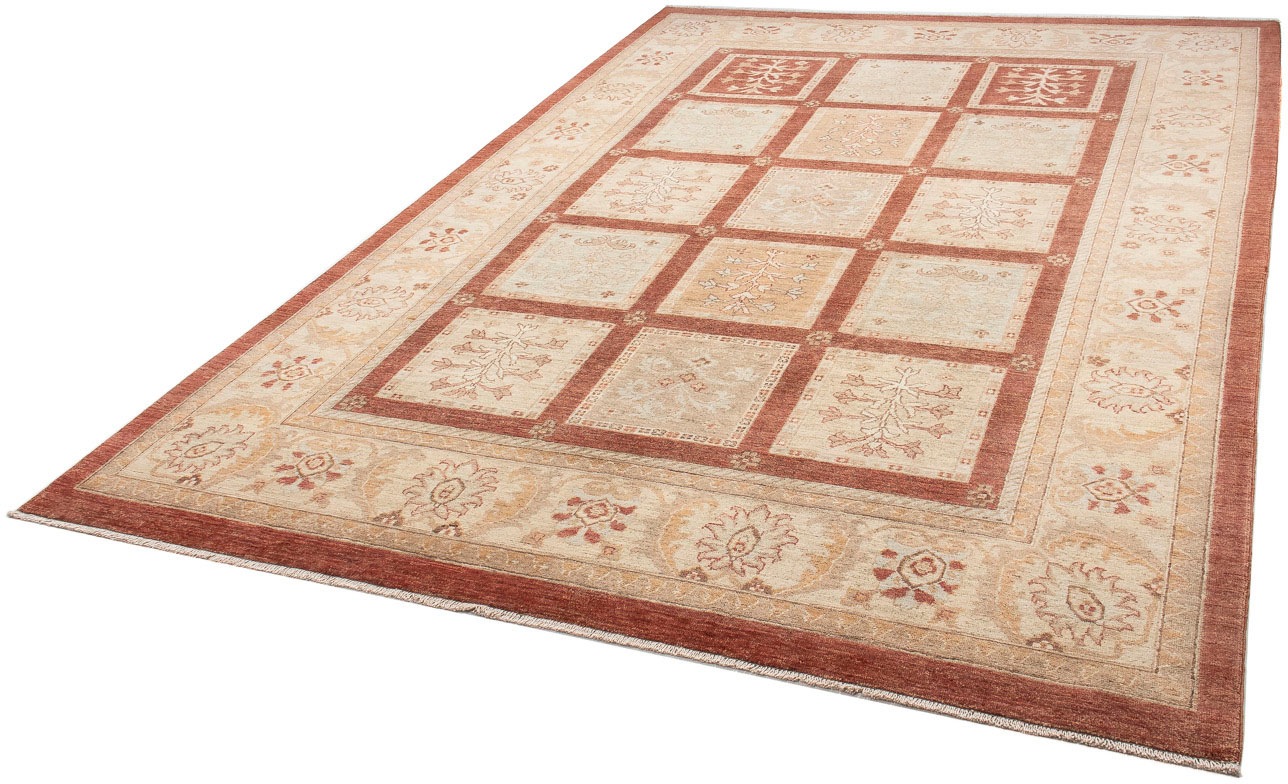 Image of morgenland Orientteppich »Ziegler - 291 x 195 cm - rost«, rechteckig, 6 mm Höhe, Wohnzimmer, Handgeknüpft, Einzelstück mit Zertifikat bei Ackermann Versand Schweiz