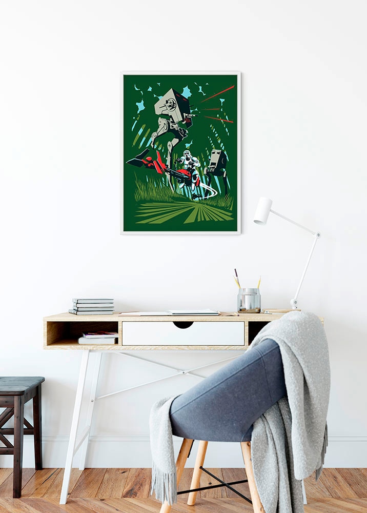 Komar Bild »Star Wars Classic Vector Endor«, Star Wars, (1 St.), Wandbild zur Dekoration im Kinderzimmer - ohne Rahmen