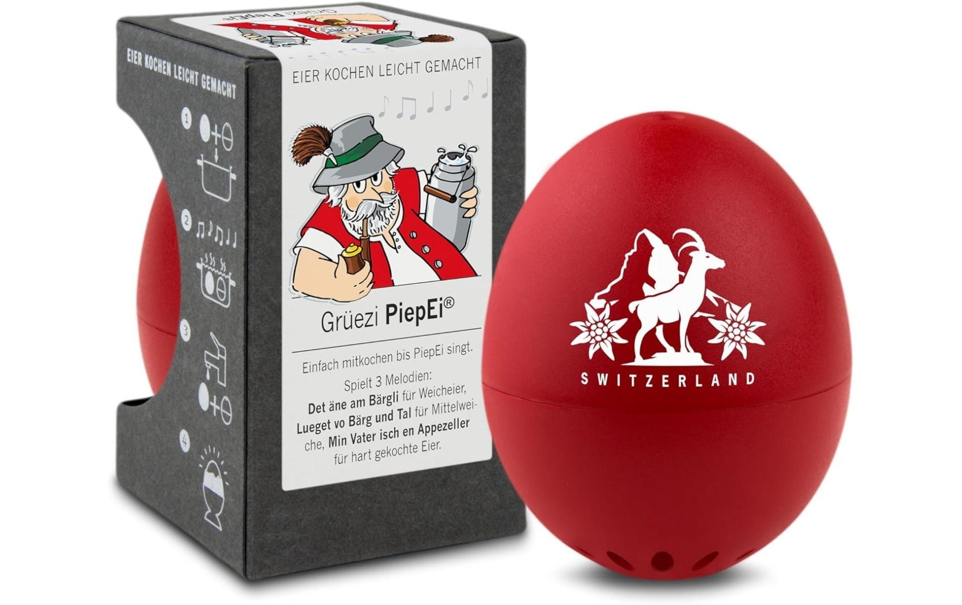 Image of Küchentimer "PiepEi Singende Eieruhr Grüezi"