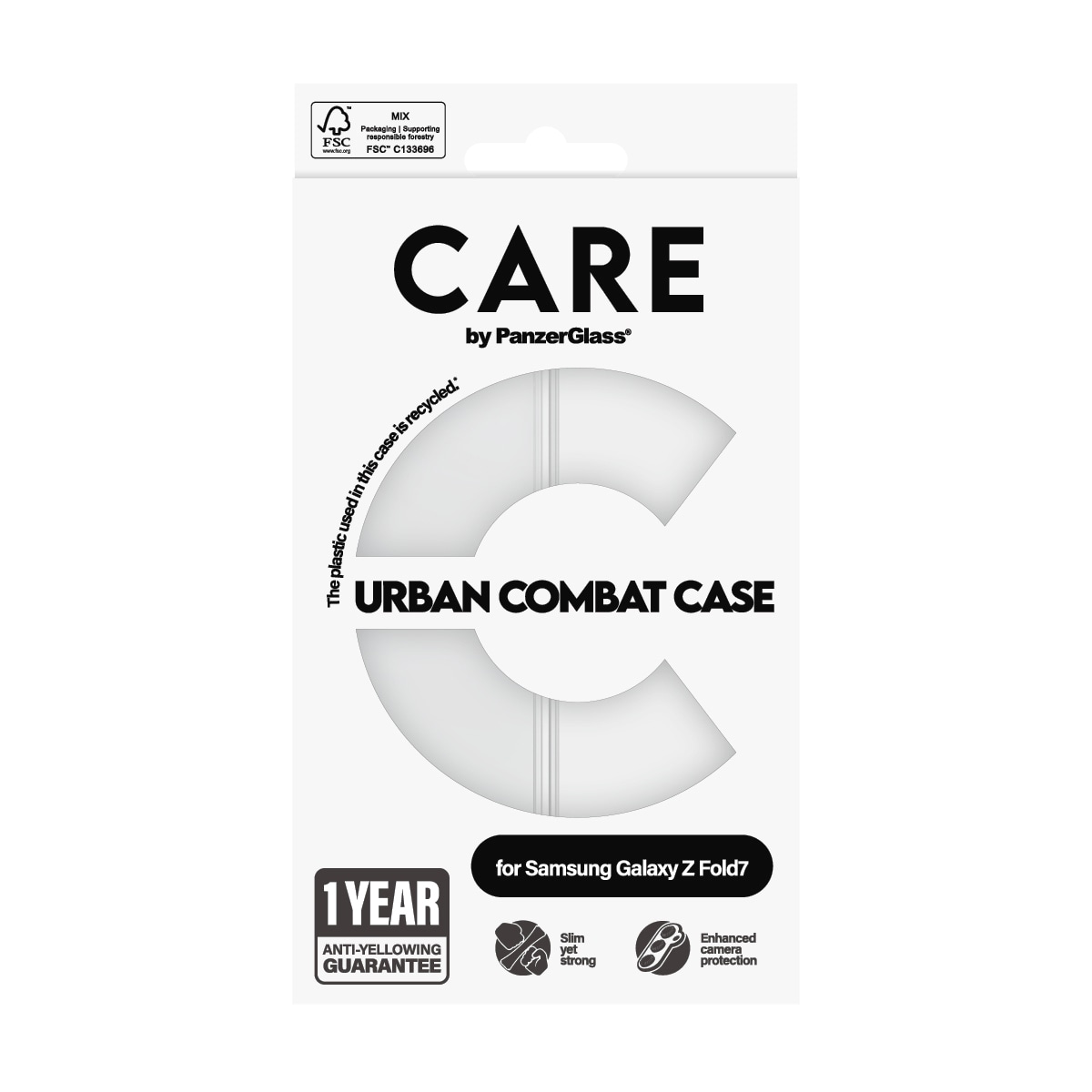 CARE by PanzerGlass Housse pour téléphone portable »Urban Combat Case für Samsung Galaxy Z Fold7« Backcover, Schutzhülle, Handyschutzhülle, Case, Schutzcase, stossfest