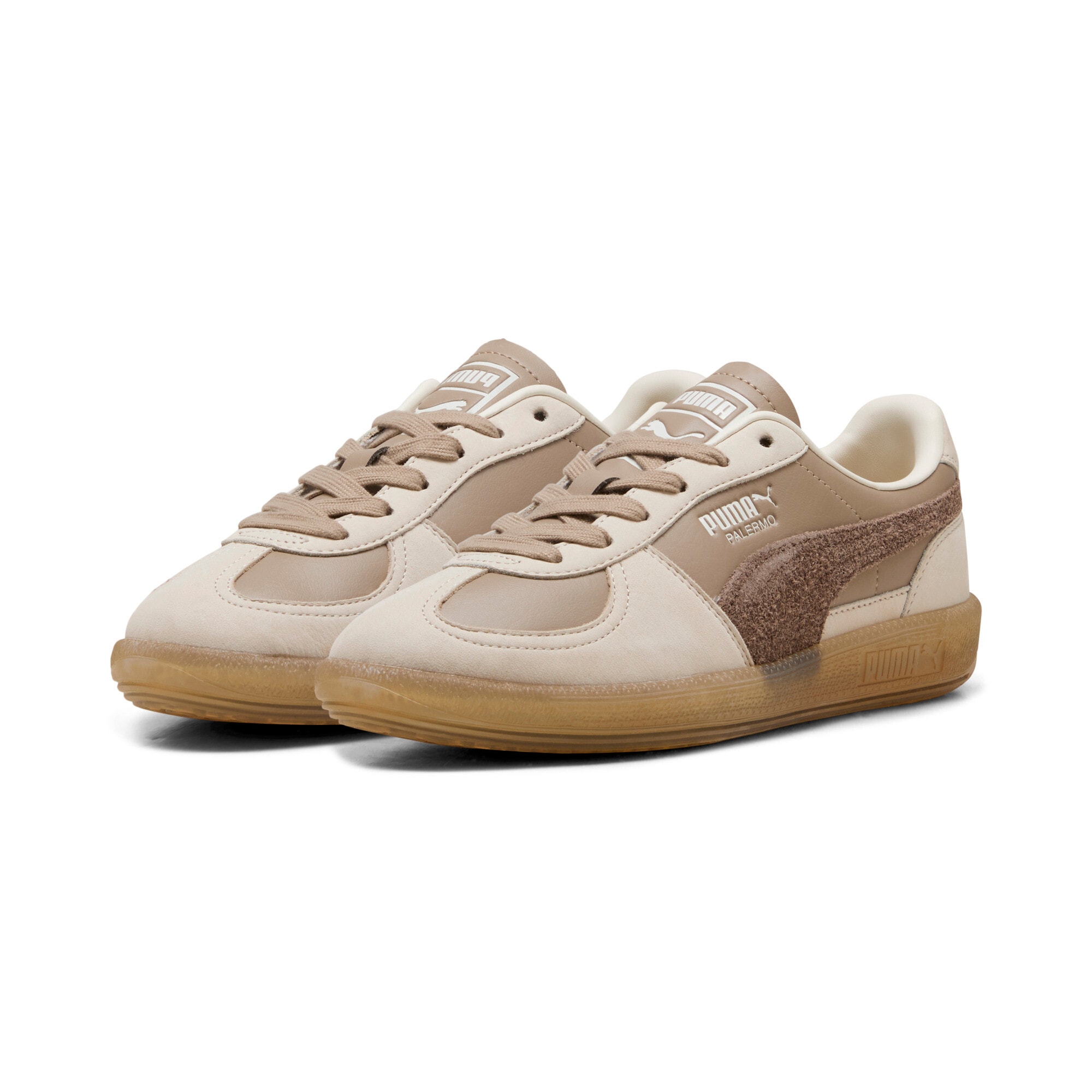 Image of PUMA Sneaker "PALERMO ELEVATED WNS" für Sportmode und Streetwear, mit Leder-Obermaterial, mit Schnürung