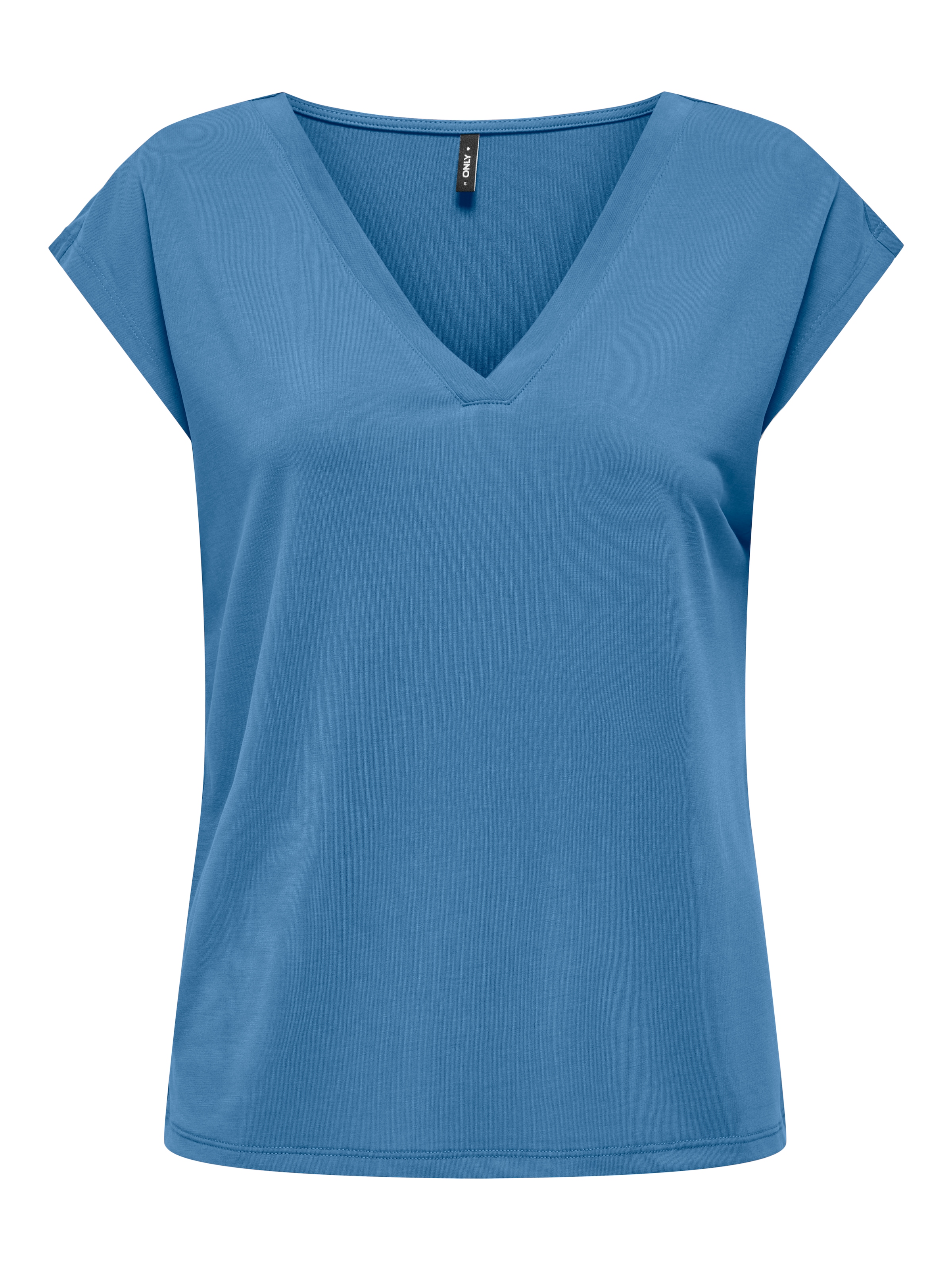 ONLY V-Shirt »ONLFREE S/S MOD.V-NECK TOP JRS NOOS«