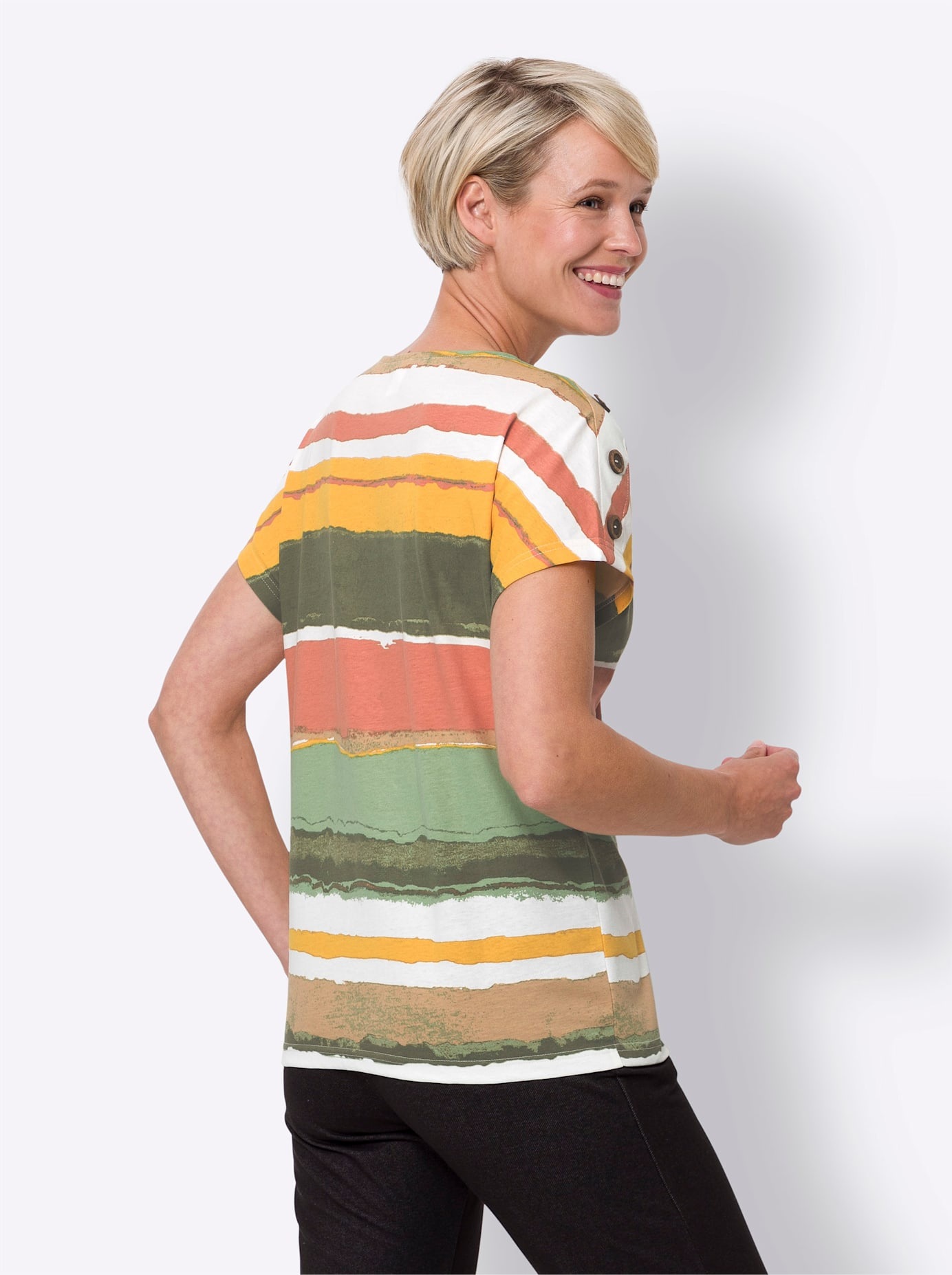 Classic Basics Shirt à col rond »Druck-Shirt« 1 cuis tlg.