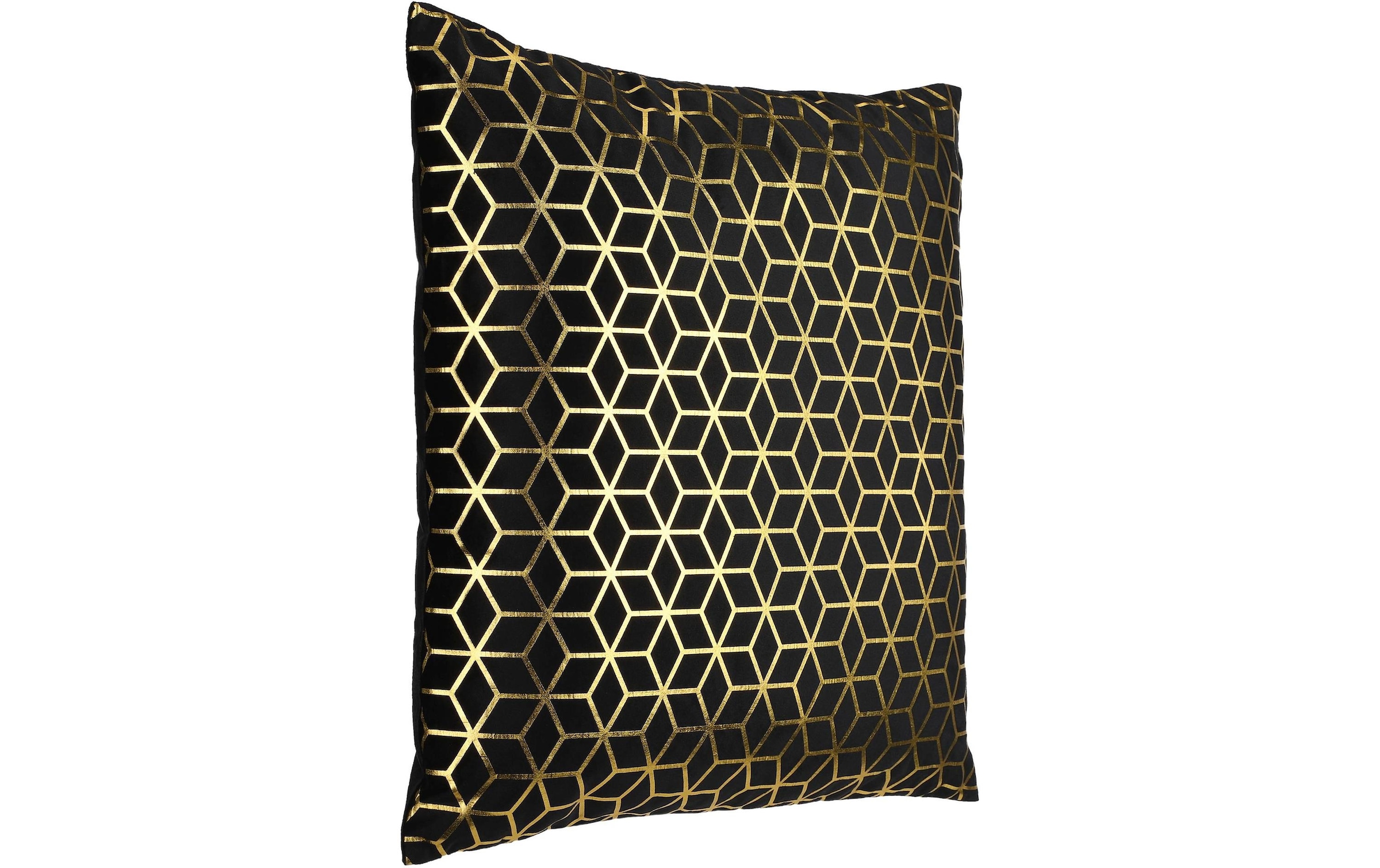 EGLO Dekokissen »Singu 45 x 45 cm, Gold/Schwarz«