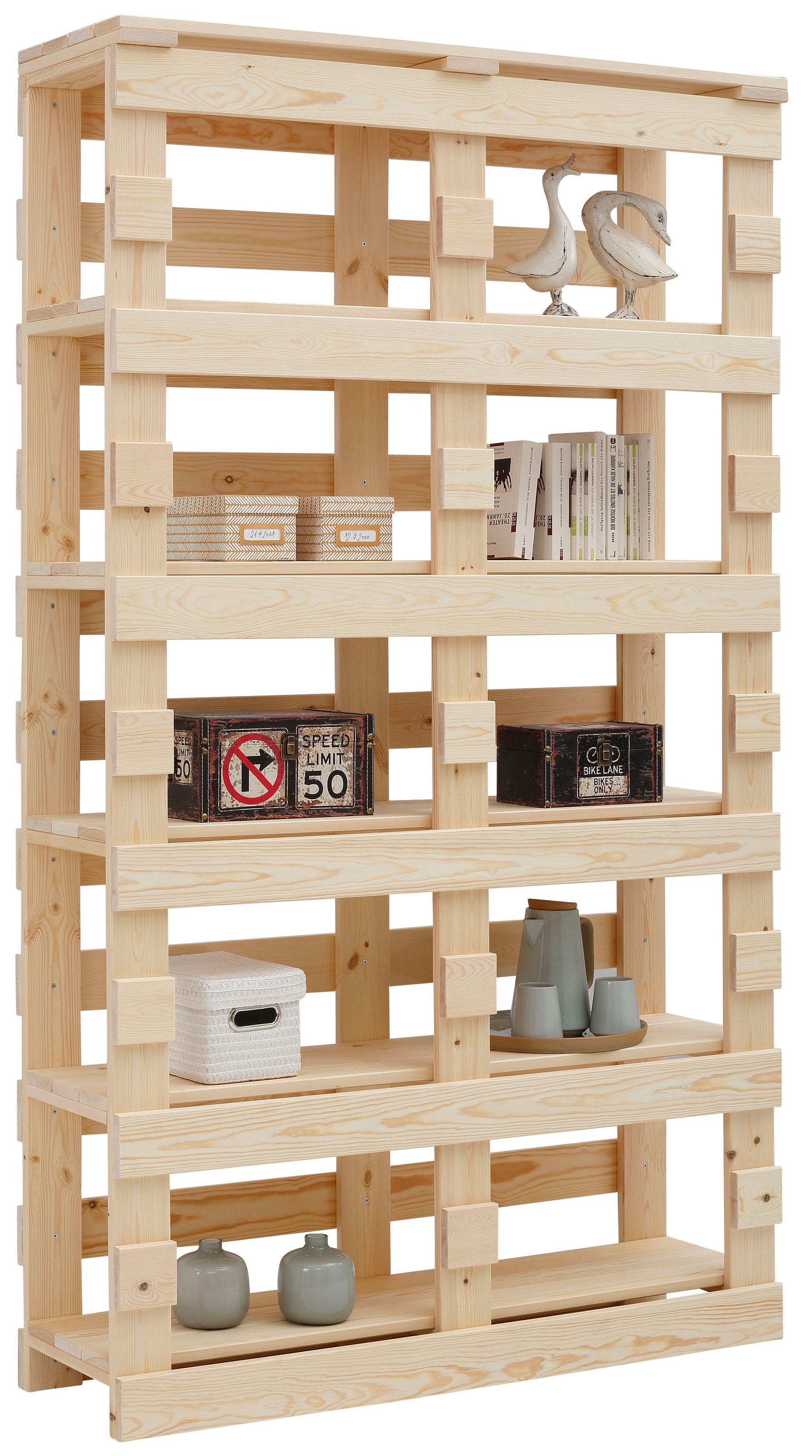 Image of Home affaire Regal »Pinus«, Im angesagten Palettendesign bei Ackermann Versand Schweiz