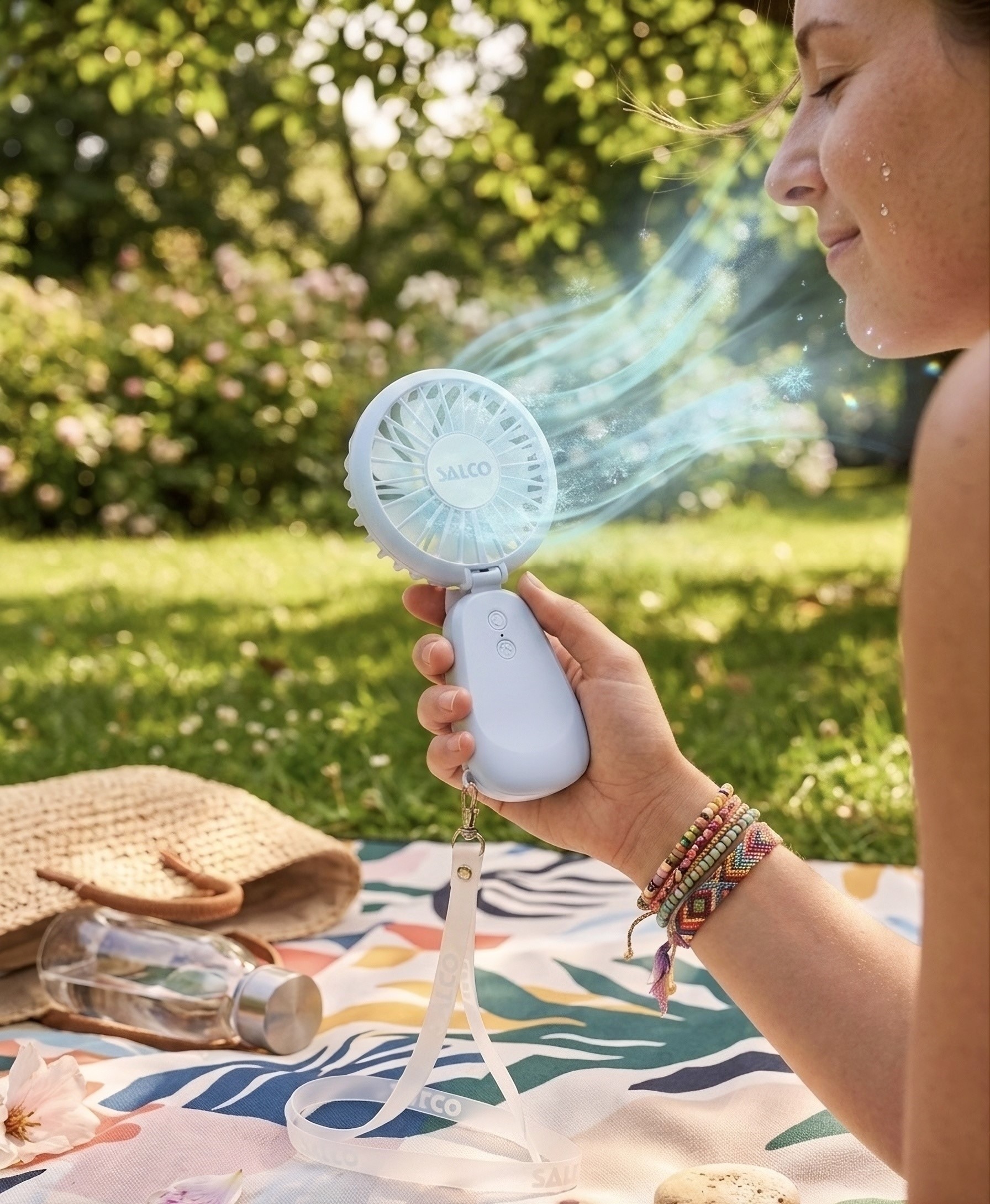 SALCO Mini ventilateur USB »SMF-20bl«