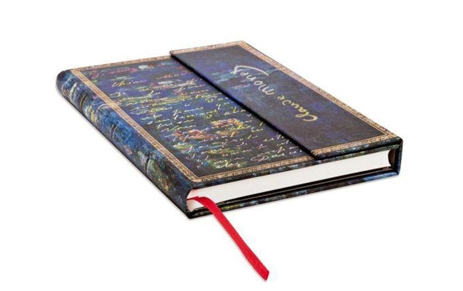   Notizheft »Paperblanks Notizbuch 125 mm x 180 mm Monet Seerosen«