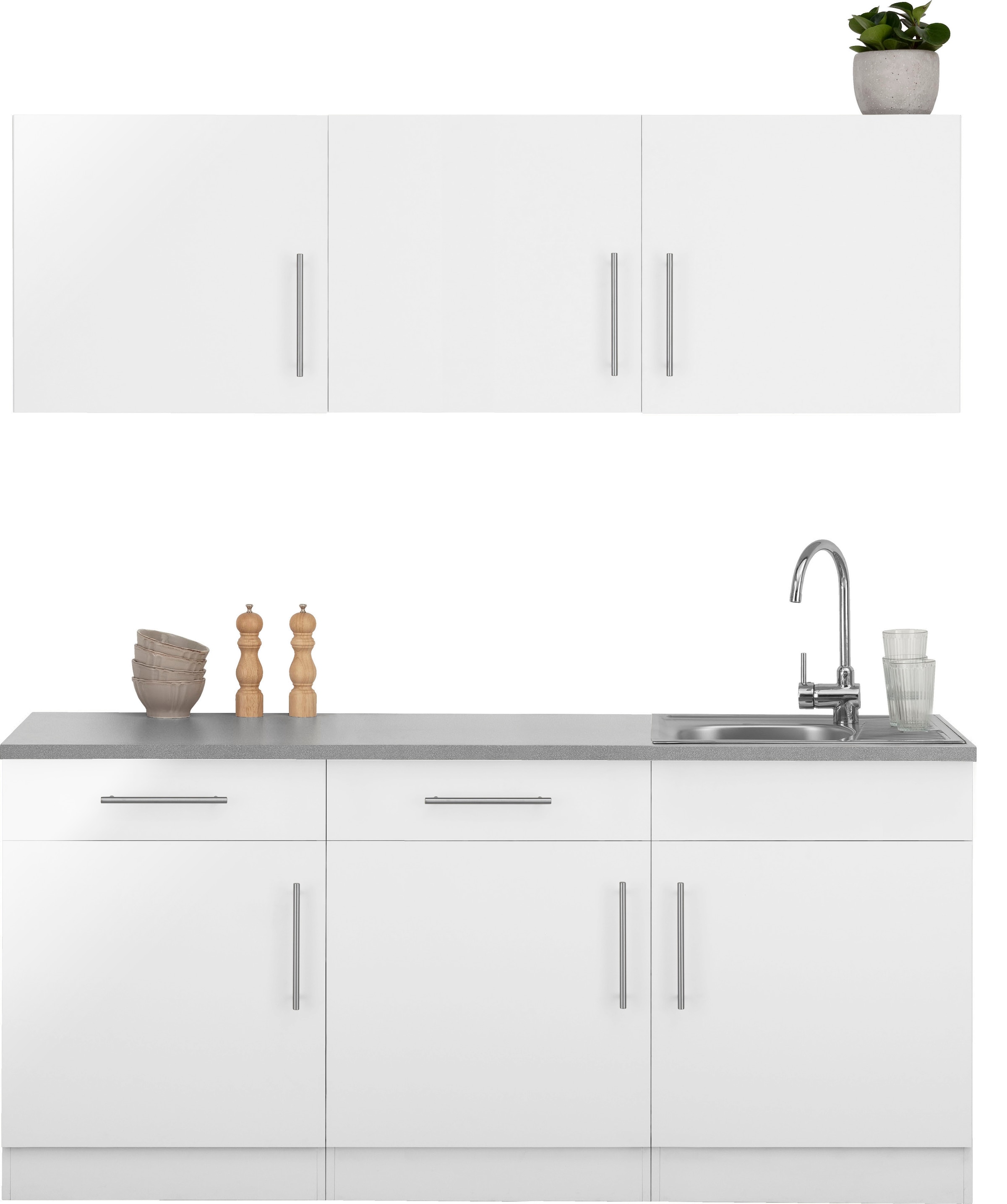 ♕ wiho Küchen Küche Breite ohne »Cali«, 180 cm E-Geräte, versandkostenfrei auf