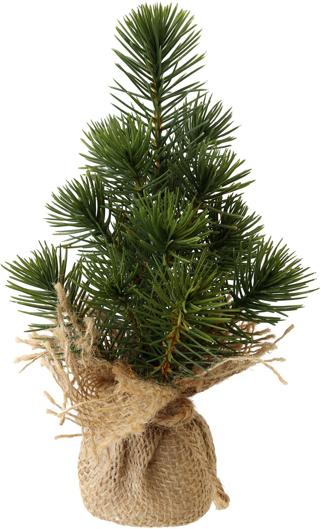 Creativ green Objet décoratif »Set aus Kunst-Tannenbäumchen und Deko-Figur« ideal zum schnellen Dekorieren