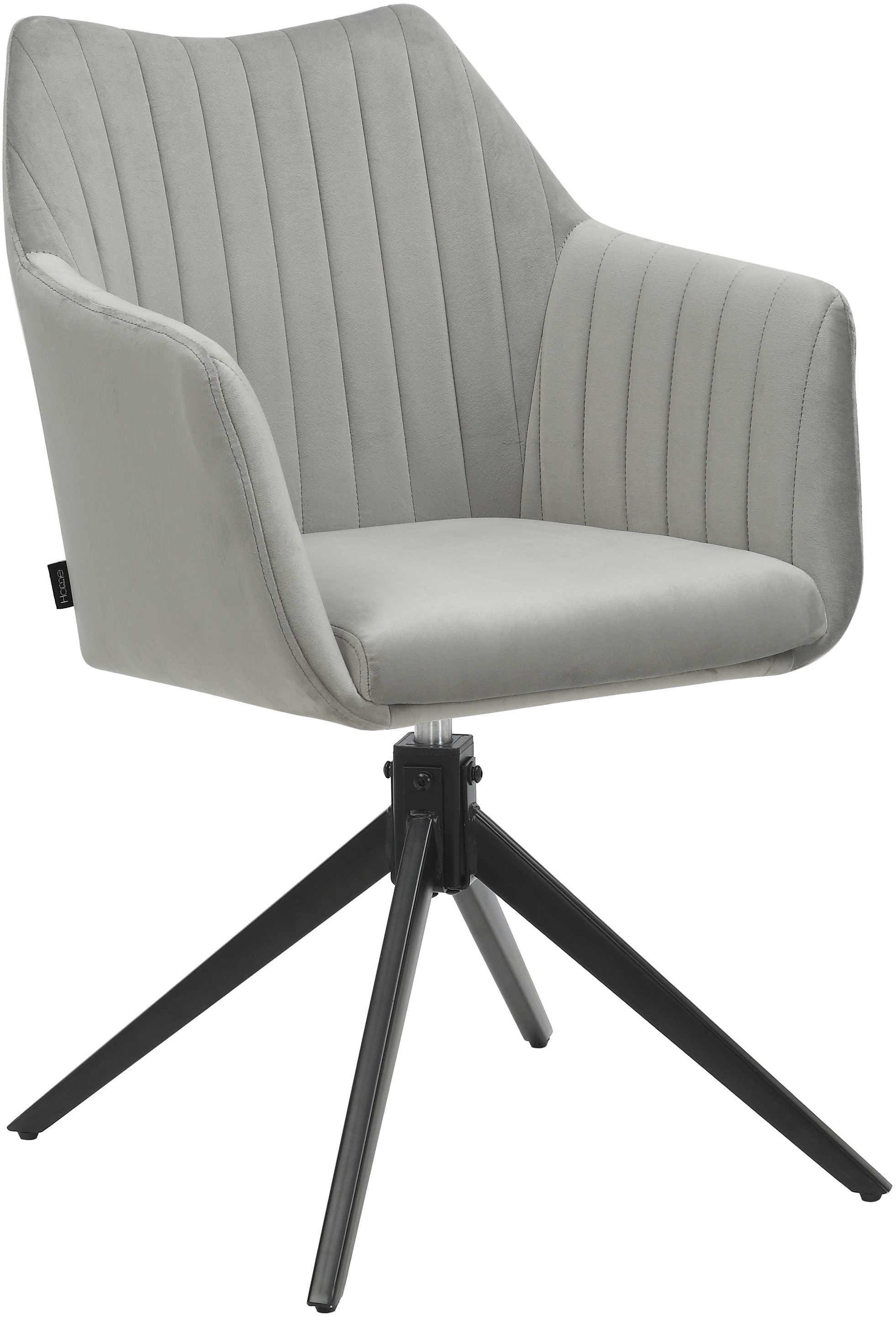 Home affaire Esszimmerstuhl »TAMPAST1, TOPSELLER!«, (Set), 2 St., Samtvelours, mit Drehfunktion 360 Grad