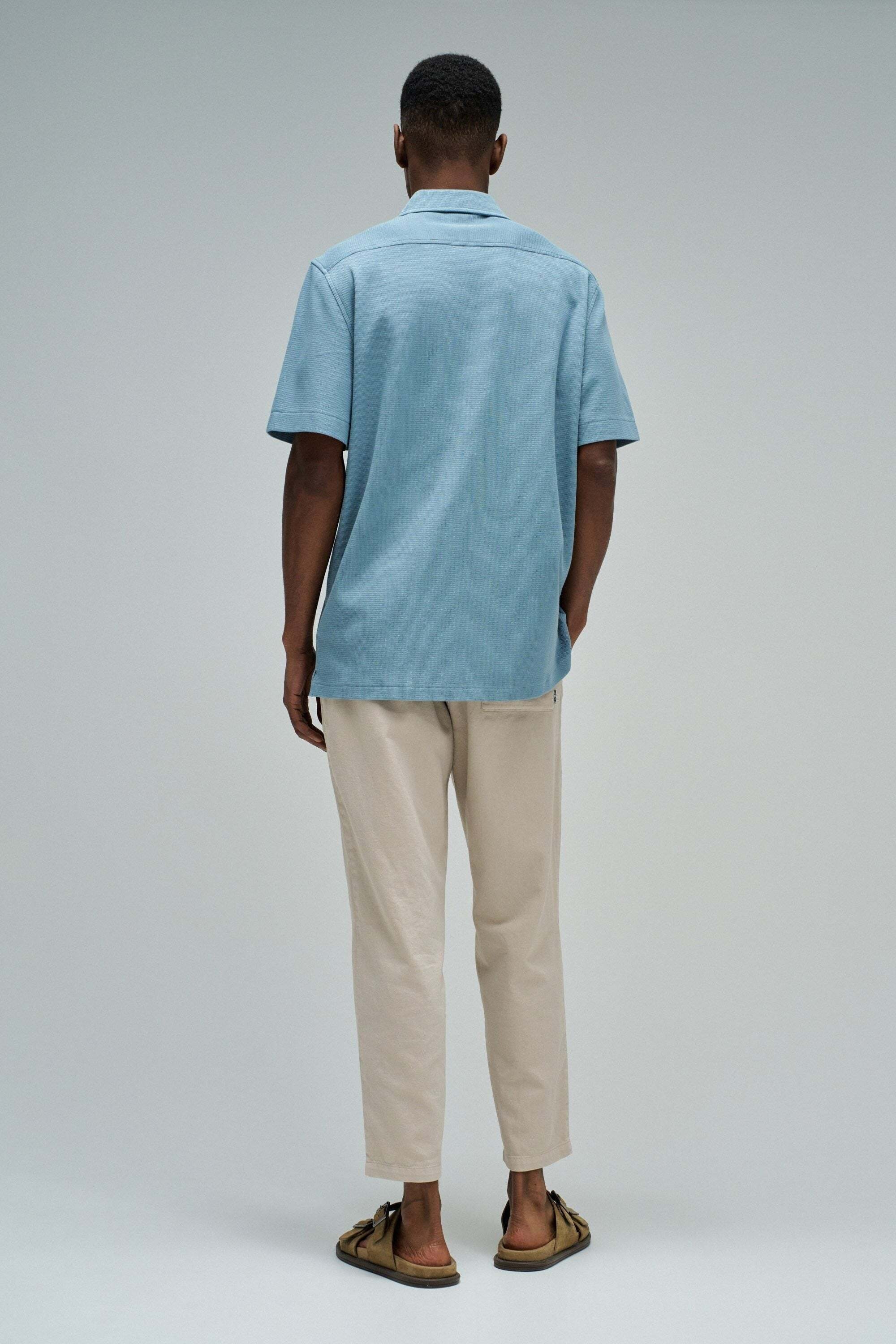 Salsa Chemise à manches courtes »Salsa Jeans Kurzarmhemd Textured Waffle«