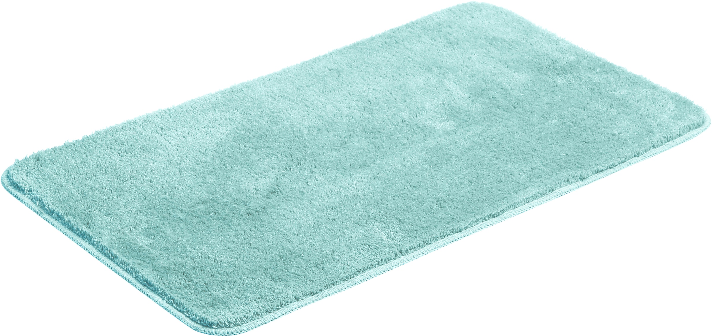 my home Badematte »Merida Kurzflor, Badteppich, Badvorleger, Badezimmer Teppich«, rutschhemmend beschichtet, fussbodenheizungsgeeignet-schnell trocknend-strapazierfähig, Badematten, Uni Farben, als halbrund und rechteckig erhältlich