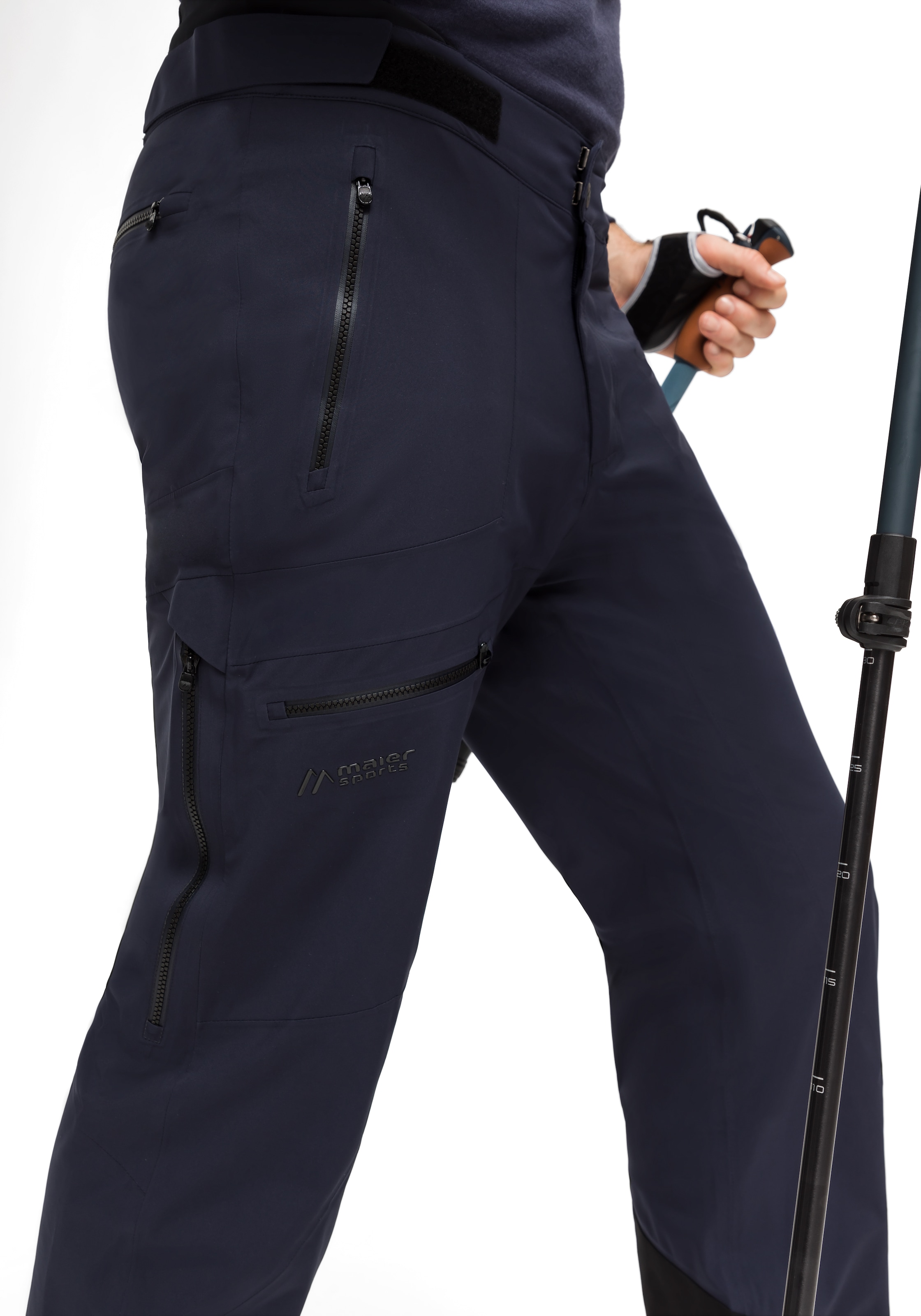 Maier Sports Pantalon fonctionnel »Liland P3 Pants M«  Pantalon 3 couches polyvalent pour usage outdoor exigeant