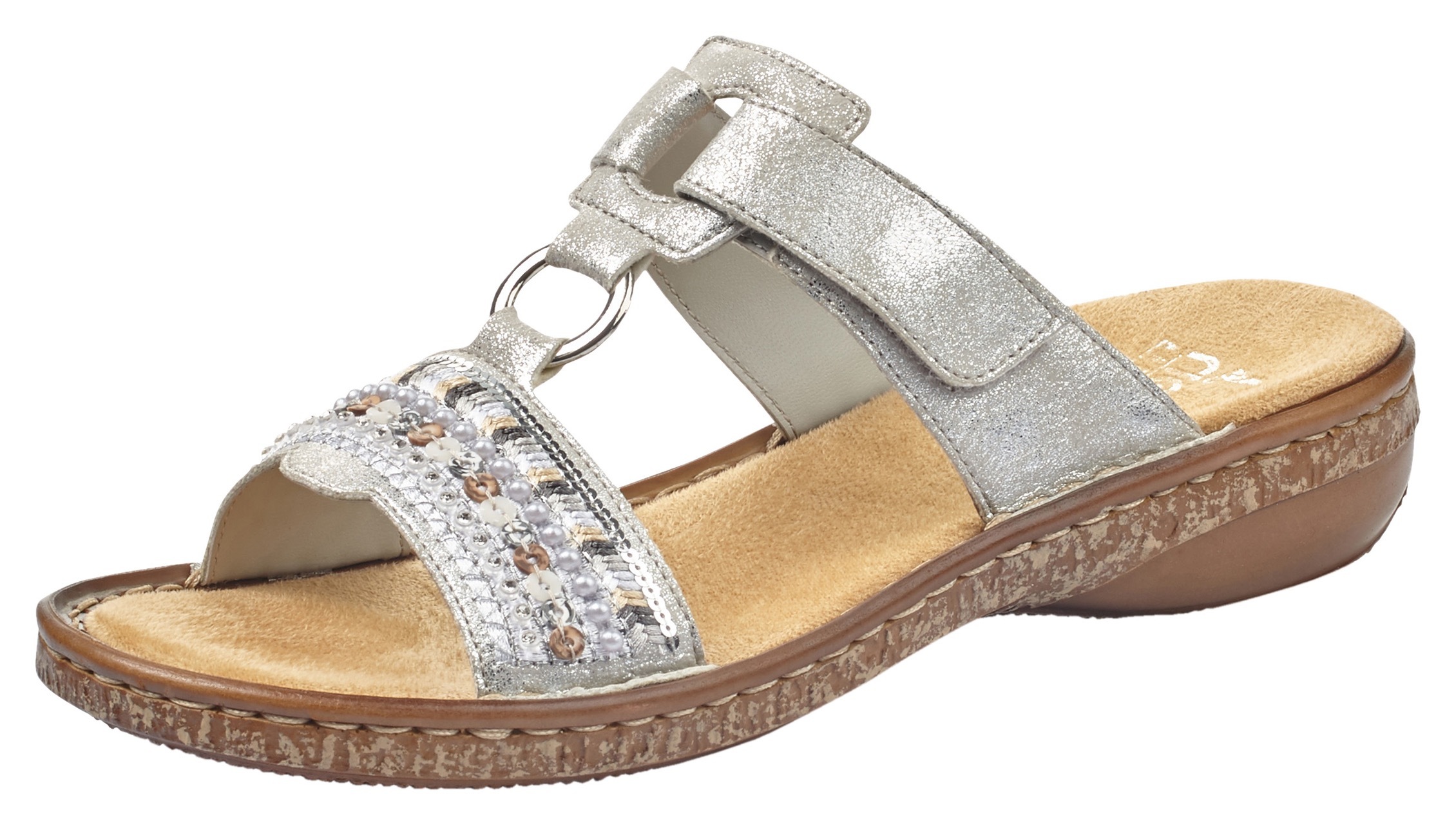 Image of Rieker Pantolette, mit Paillettenverzierung bei Ackermann Versand Schweiz