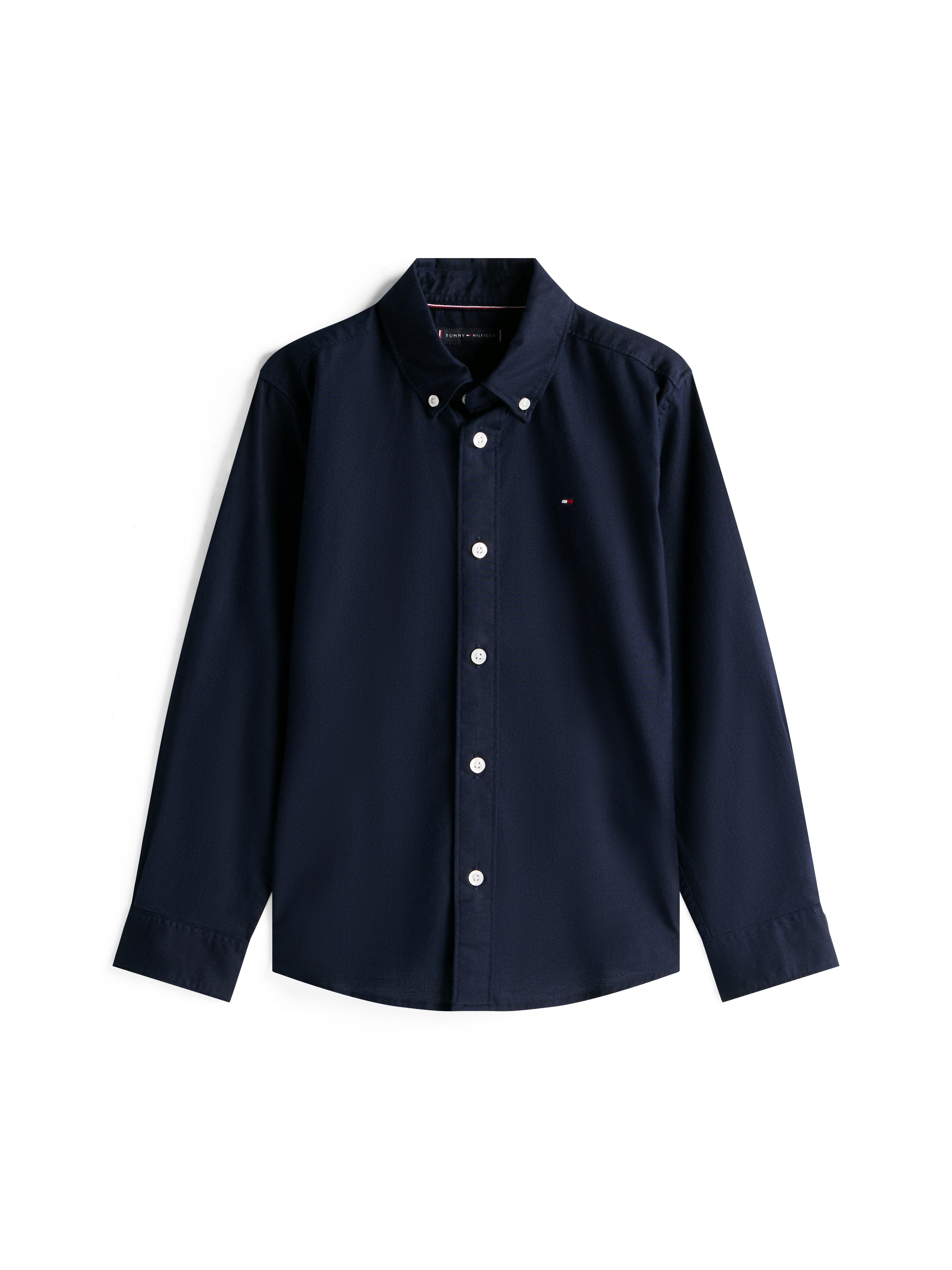 Tommy Hilfiger Chemise à manches longues Kinder bis 16 Jahre mit Button-Down-Kragen