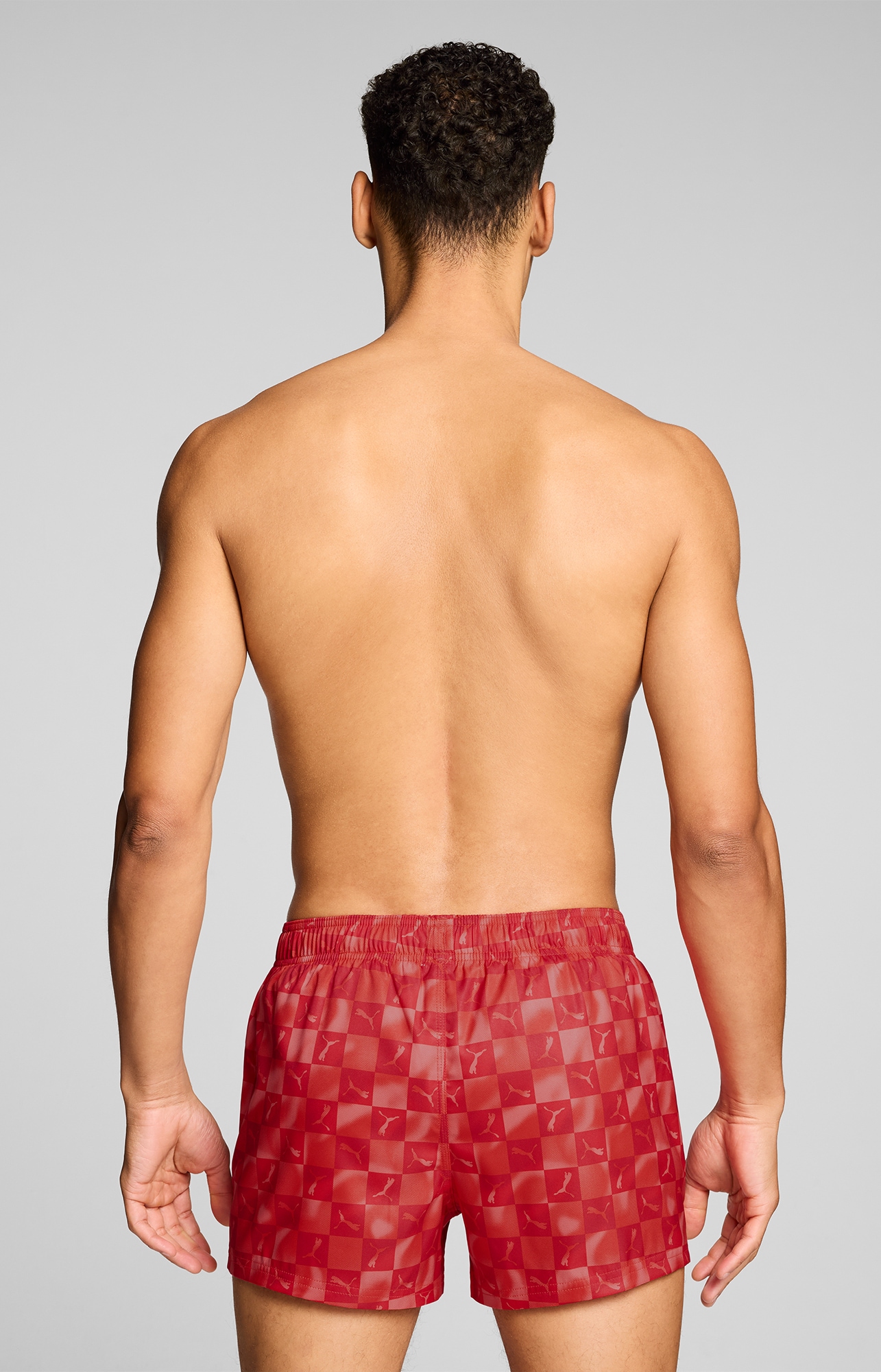 PUMA Short de bain »PUMA SWIM MEN PRINTED CAT SHORT SHORTS« mit Gummizug und seitlichen Taschen