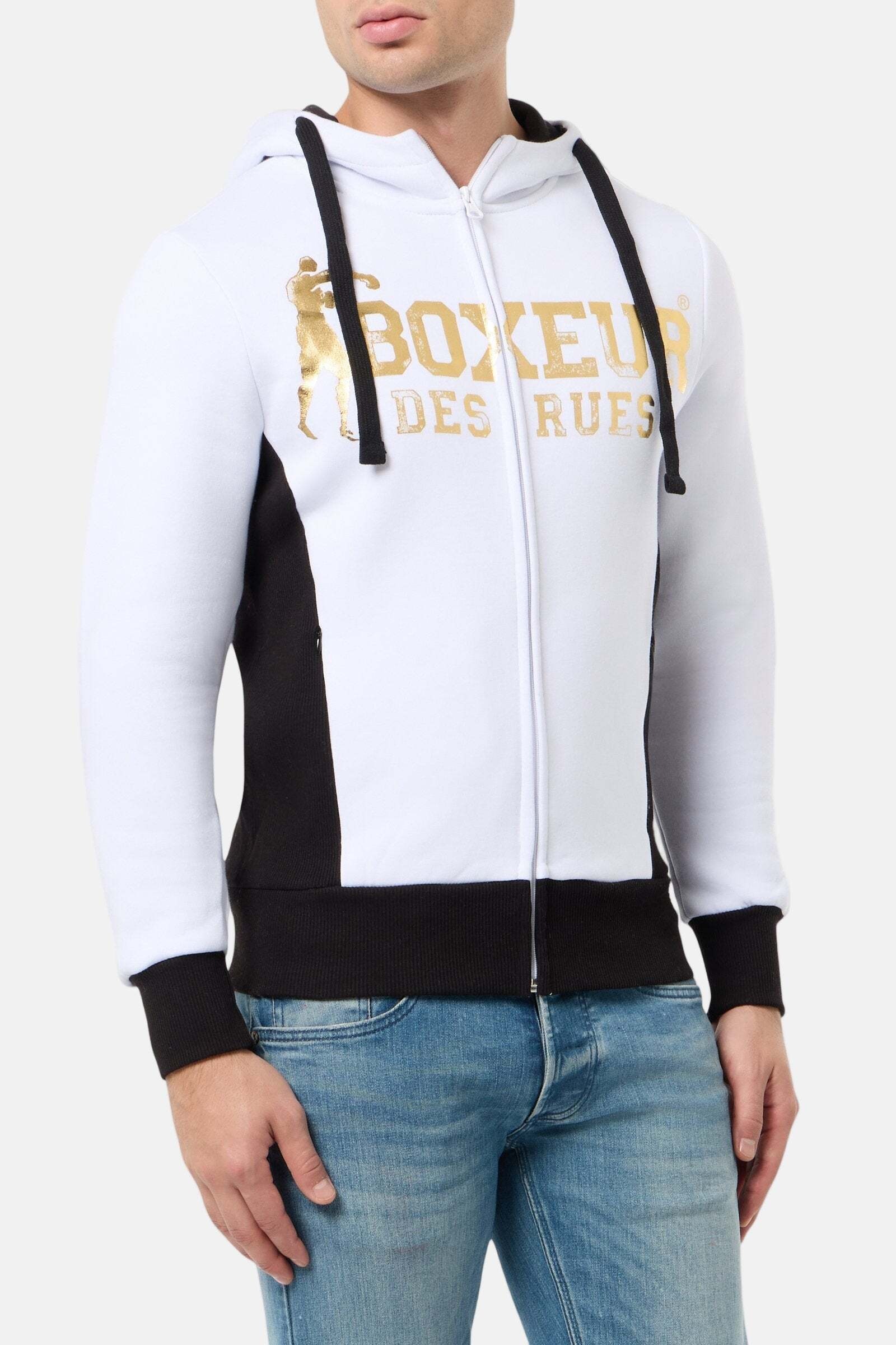 BOXEUR DES RUES Sweatjacke »BOXEUR DES RUES Sweatjacke Hooded Full Zip Sweatshirt«