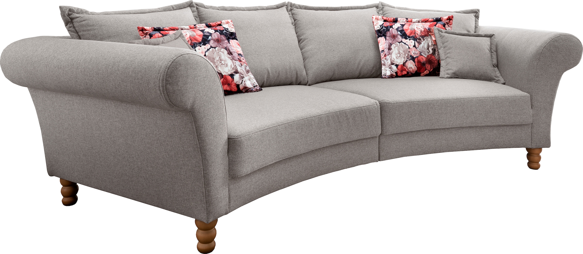 Home affaire Canapé Big »Tassilo geschwungene Formensprache, bequem, Mega Sofa, Breite 350cm«