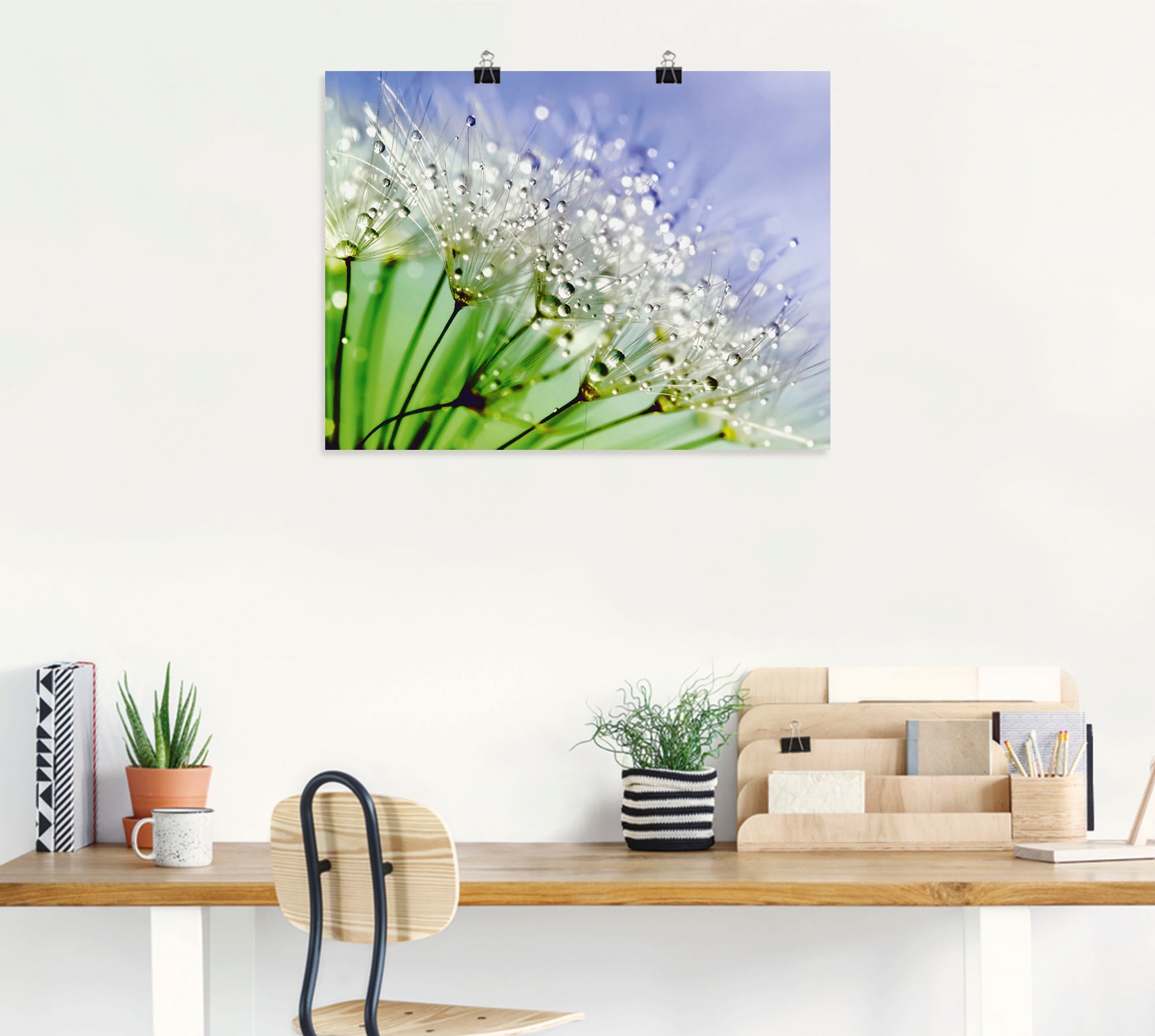 Artland Wandbild »Glitzernde Pusteblume III« Blumen 1 Stk. tlg. als Leinwandbild, Poster in verschied. Grössen