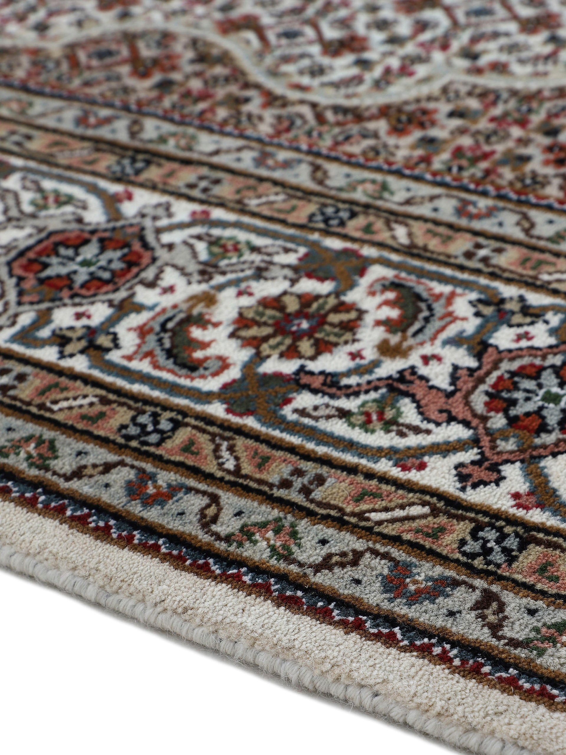 Woven Arts Orientteppich »Tabriz Mahi,  auch als Läufer«, rechteckig, 15 mm Höhe, handgeknüpft, Wohnzimmer, reine Wolle