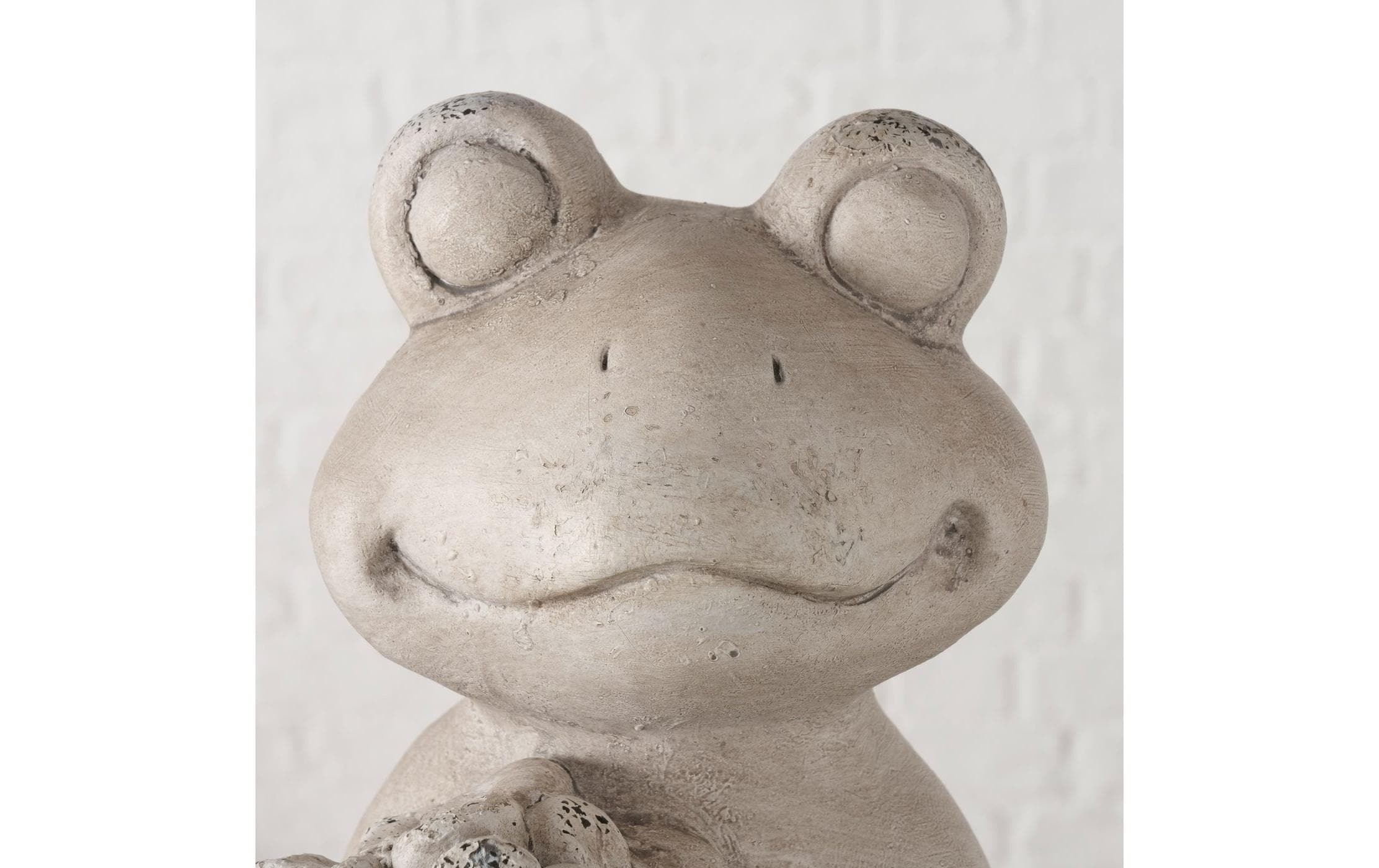 BOLTZE Figurine d'animal »Malek 40.5 cm« Froschfigur