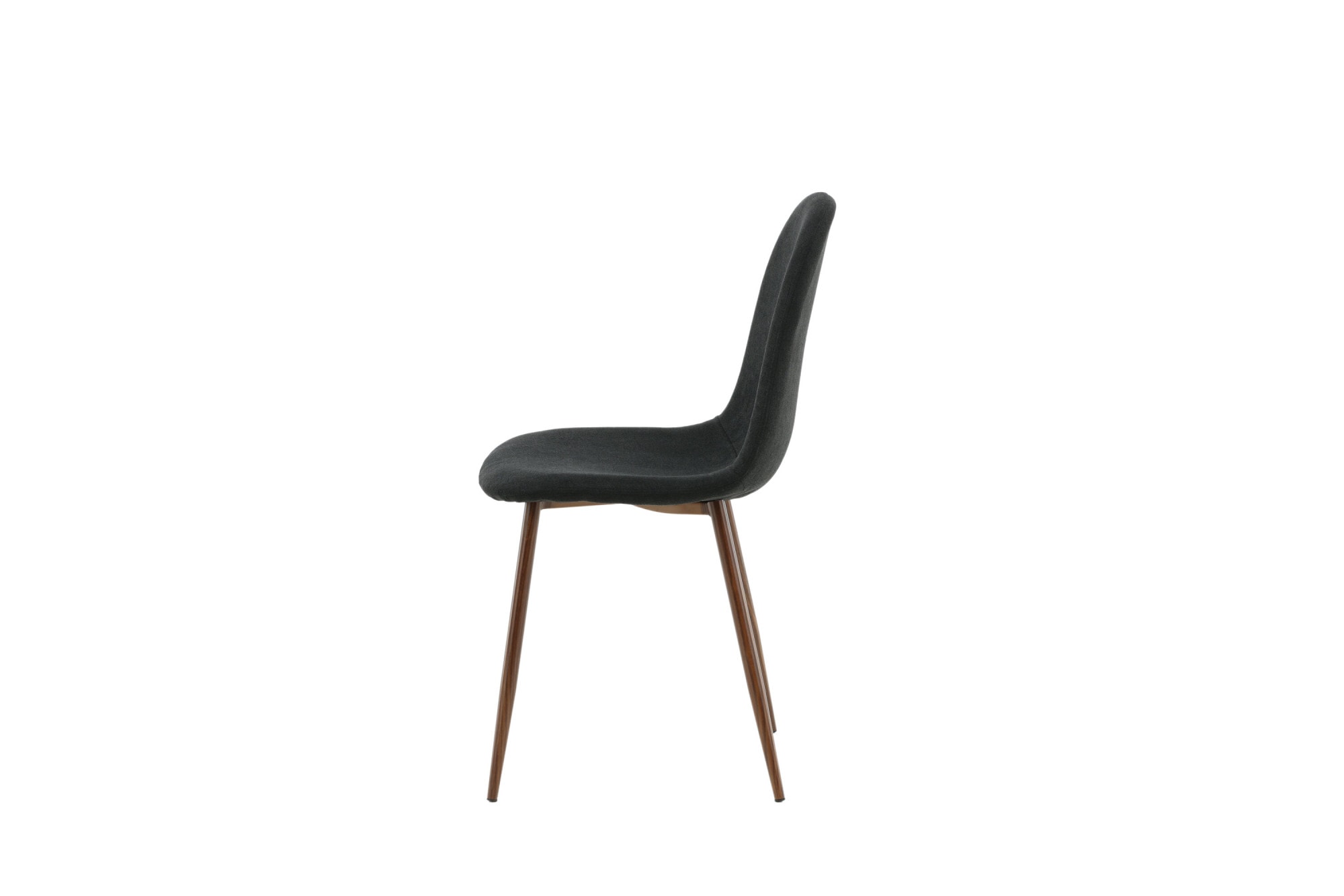 Venture Home Chaise de salle à manger »Polar, 2er-Set Esszimmerstühle in Schwarz-Stoff, Walnussbeine, 150 kg« () 2 cuisFauteuil rembourré, revêtement en tissu, pieds effet noyer, arrondi, accueillant