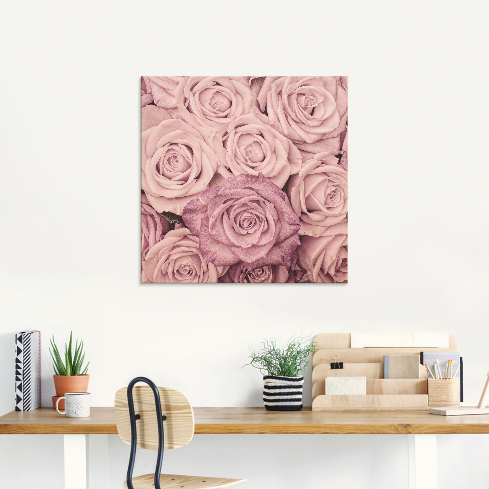 Artland Glasbild »Rosen«, Blumen, (1 St.), in verschiedenen Grössen
