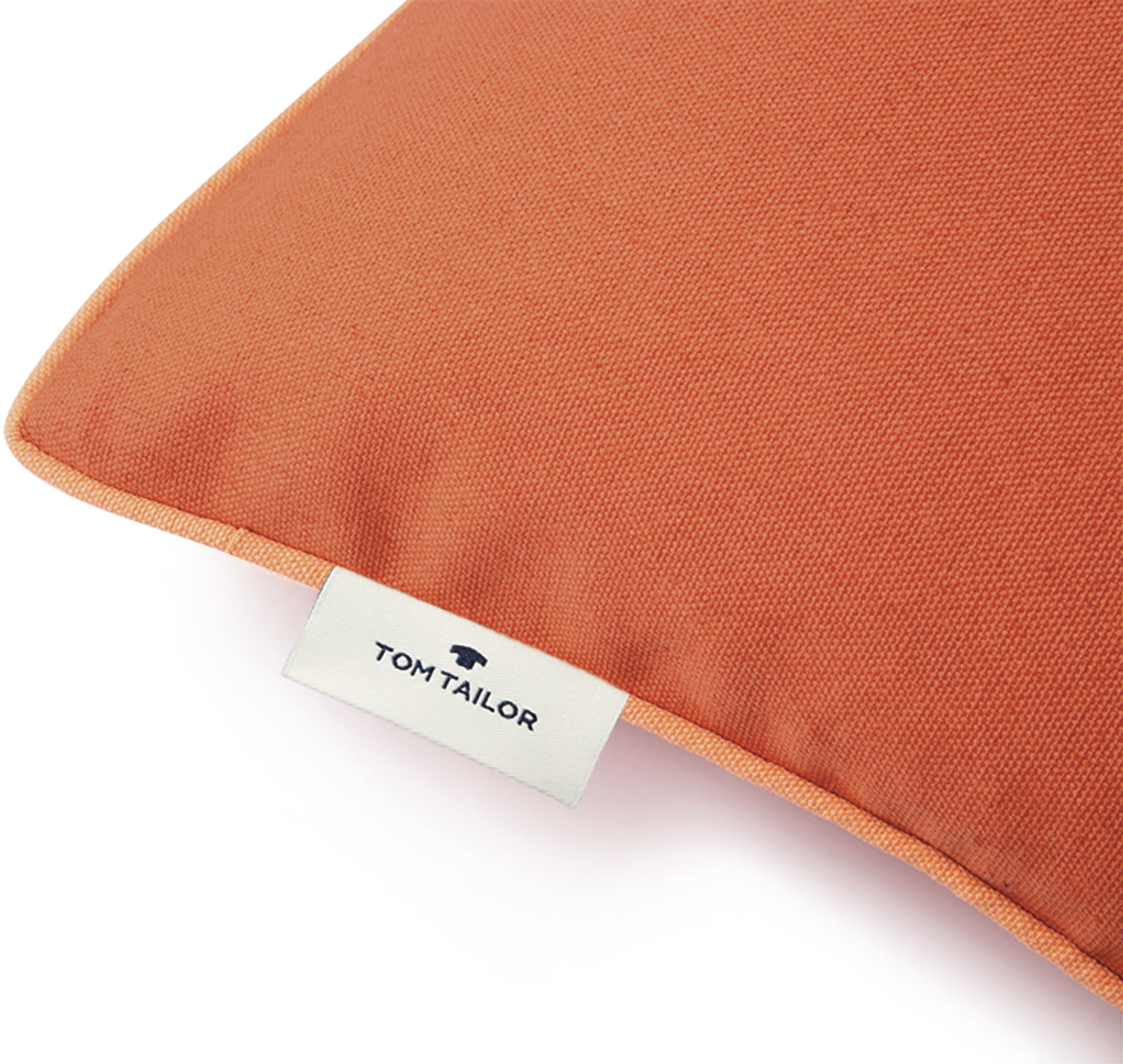TOM TAILOR HOME Dekokissen »Dove Signature«, mit Paspel, Kissenhülle ohne Füllung, 1 Stück