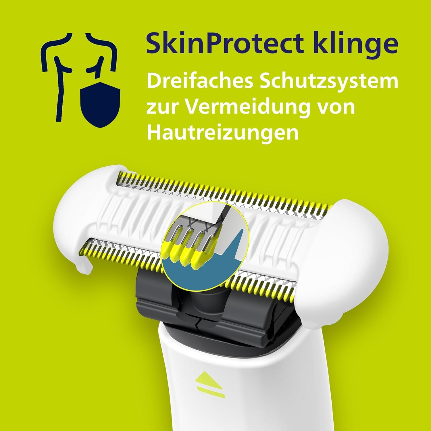 Philips Elektrorasierer »Intimate QP1924/30« 2 Stk. Aufsätze bidirektionales Trimmen und Rasieren, nass und trocken verwendbar