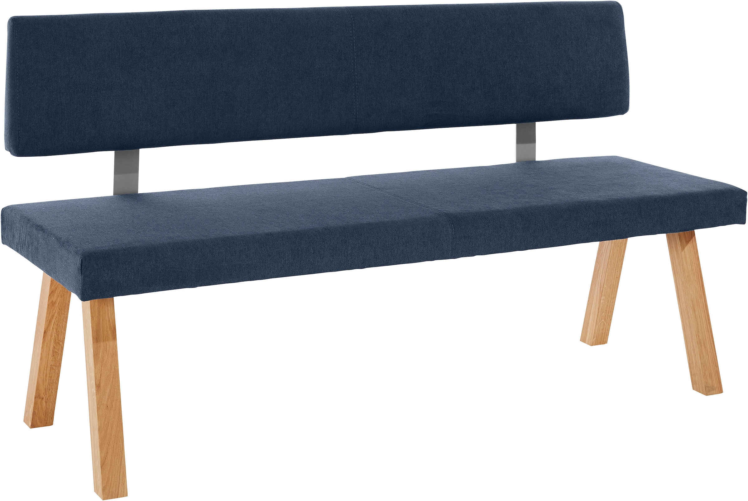 Home affaire Banc »Mobilar Rio« mit Rückenlehne und aus Massivholz