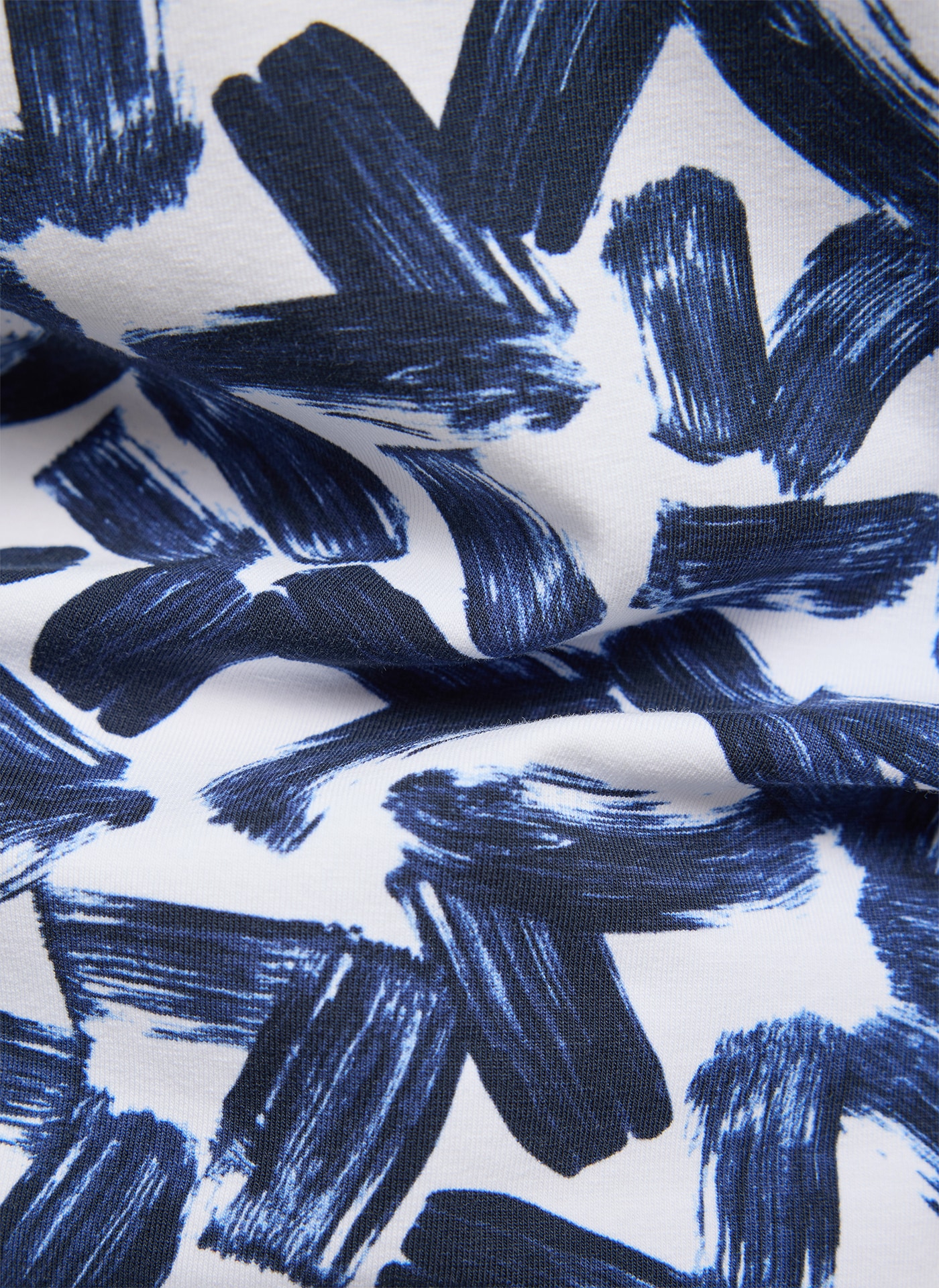 Rabe Shirt à col rond mit Allover-Muster